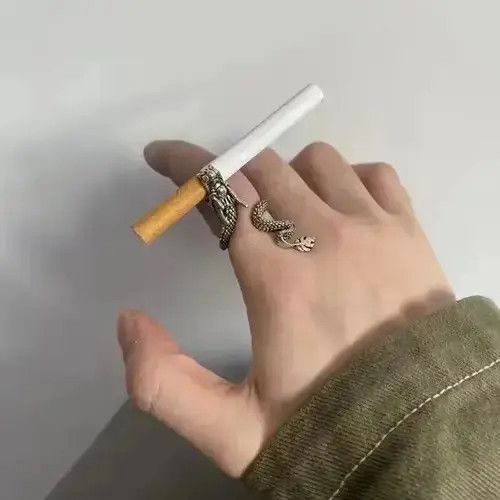 Other Dragon Cigarette Holder Ring Size ONE SIZE - 4 Thumbnail