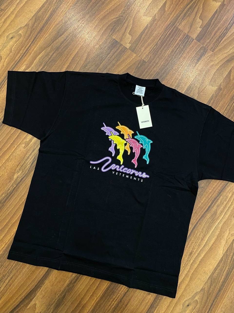 Vetements Vetements Unicorn Black Tee Size US XS / EU 42 / 0 - 1 Thumbnail