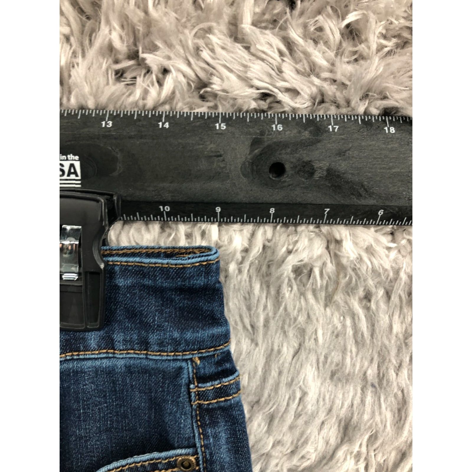 Vintage St John's Bay Jeans Bootcut Size 6 Womens Dark Blue Wash Regular 28" Waist 32" Inseam Blue Womens Jeans Bootcut Size 28" / US 6 / IT 42 - 2 Thumbnail