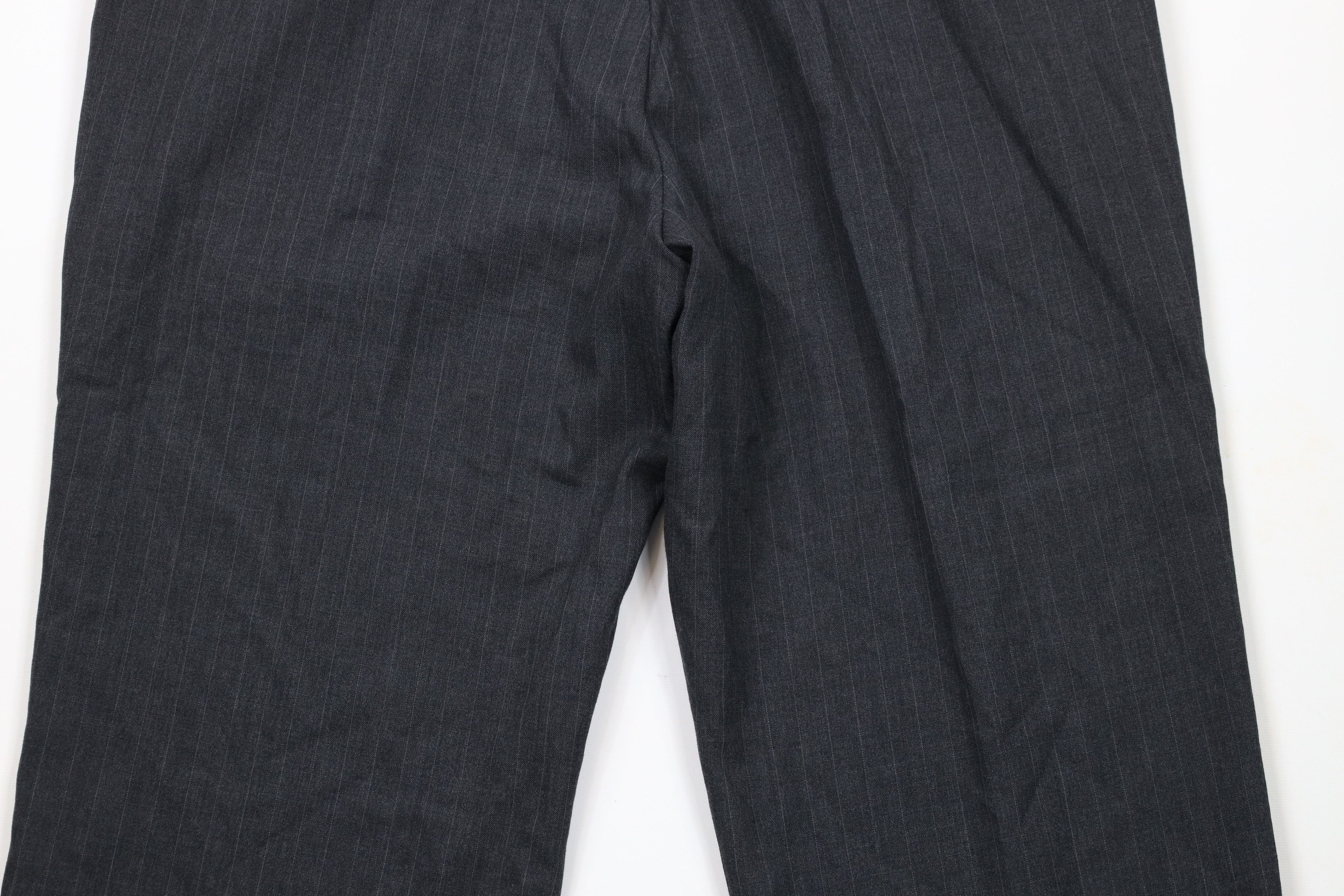 Vintage Vintage 90s Streetwear Wool Pinstriped Wide Leg Chino Pants Size US 40 / EU 56 - 10 Thumbnail