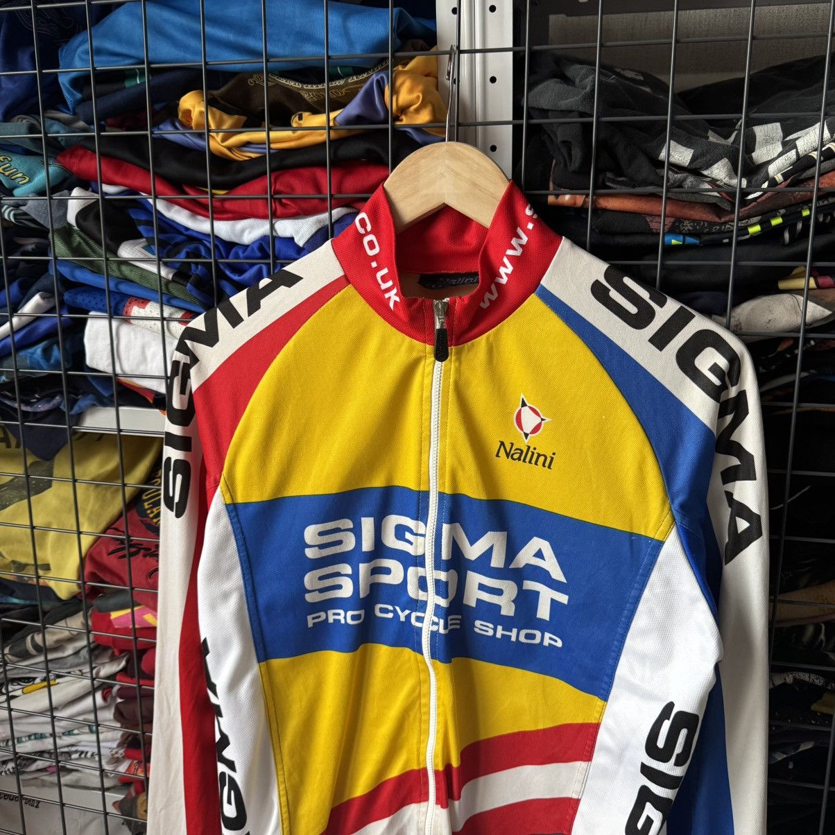 Vintage Vintage Nalini Team Sigma Sport Cycling Jersey Size US XL / EU 56 / 4 - 4 Thumbnail