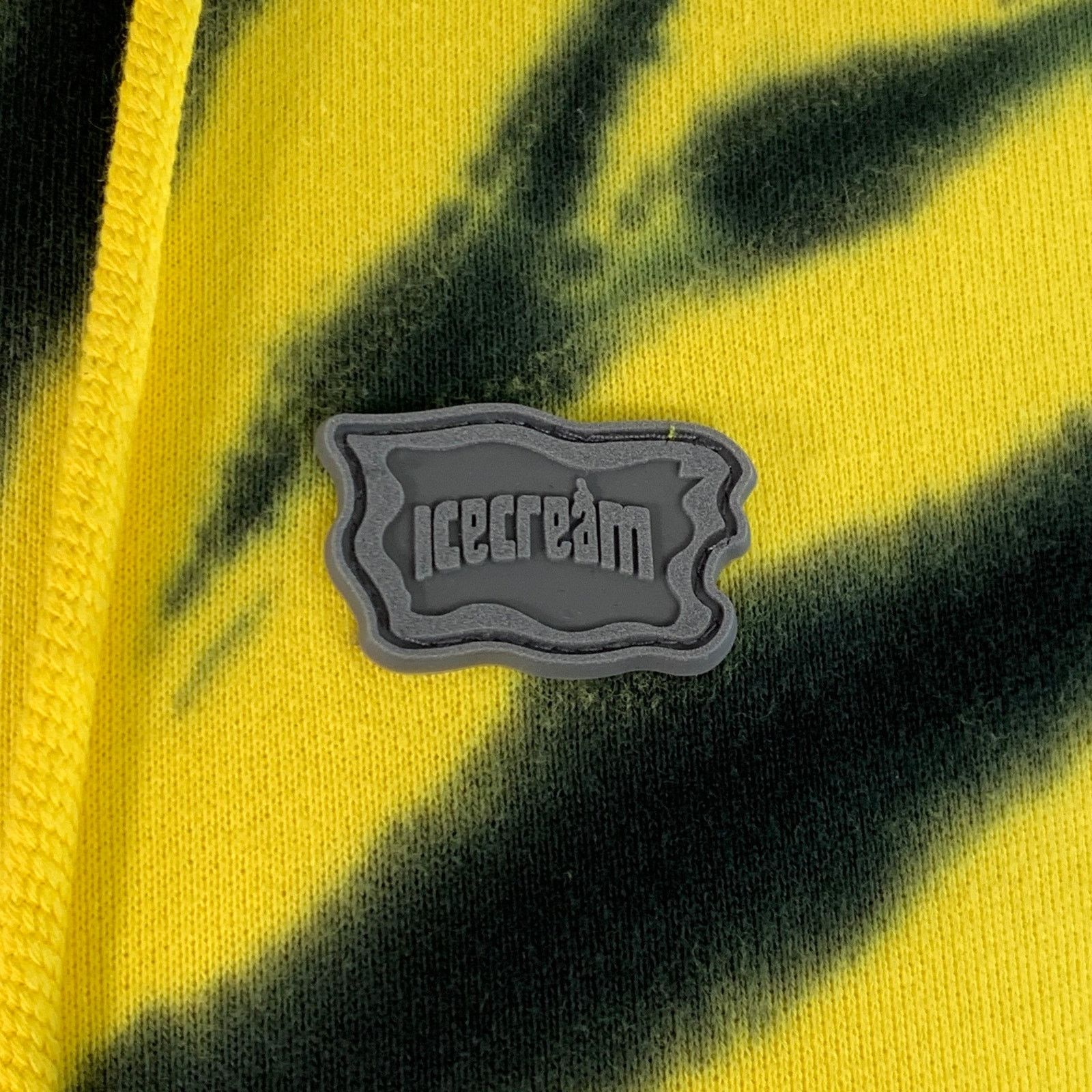 Icecream ICECREAM Size L Yellow Black Tie Dye Cotton Hoodie Tracksuit Size US L / EU 52-54 / 3 - 3 Thumbnail
