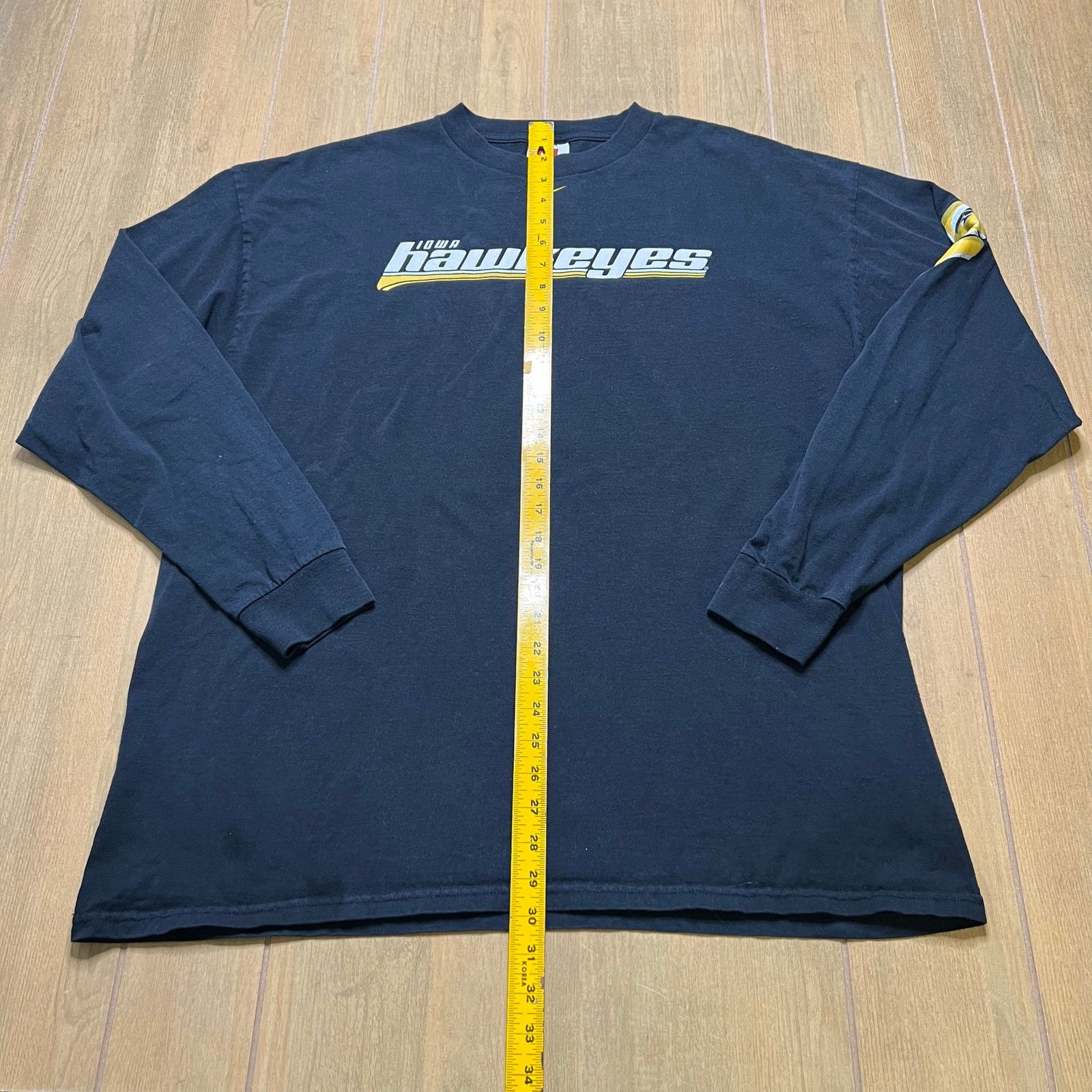 Nike Vintage Nike Iowa Hawkeyes Long Sleeve Athletic Sz XL Y2K Size US XL / EU 56 / 4 - 5 Thumbnail