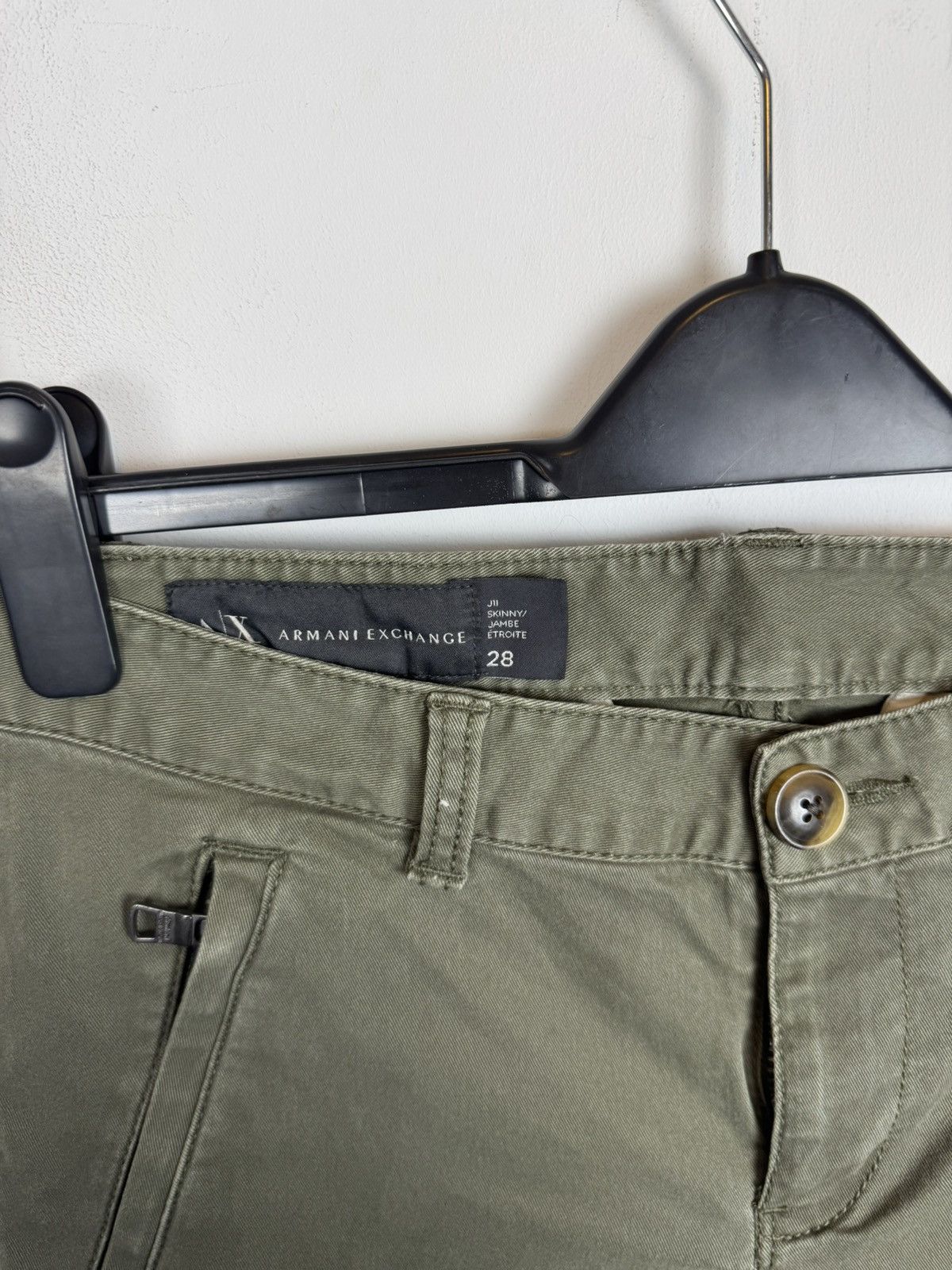 Armani Armani Exchange Cargo Khaki Pants Size US 28 / EU 44 - 4 Thumbnail