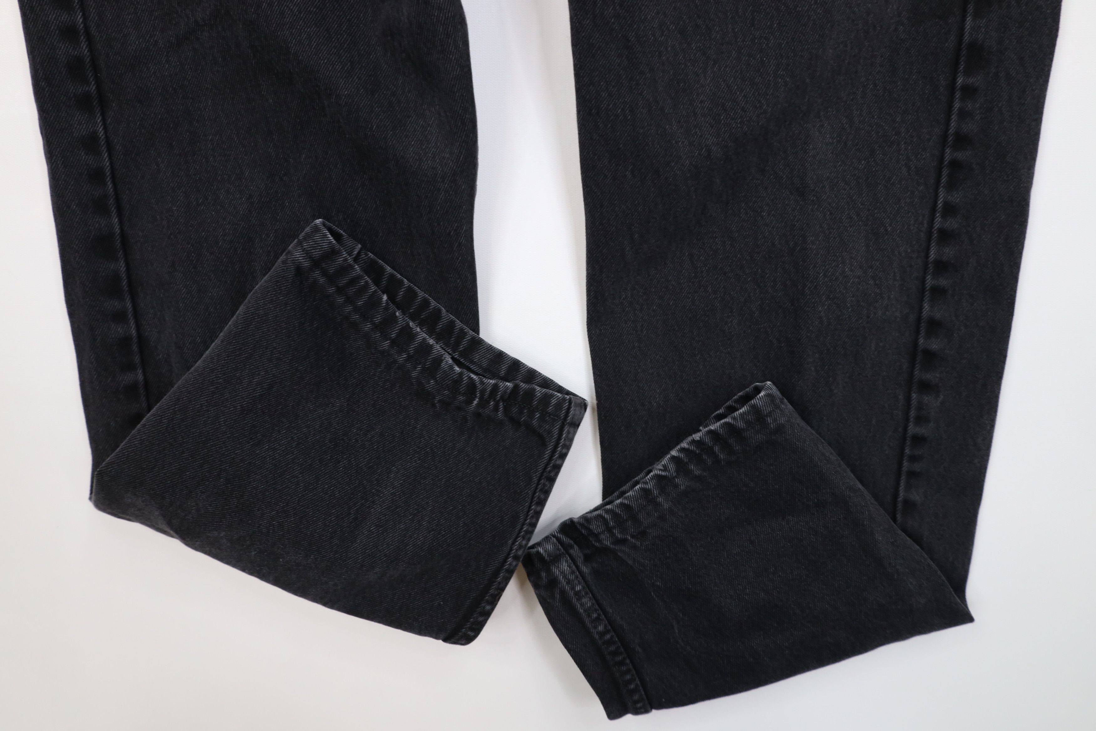 Levi's Vintage Y2K Levis 505 Regular Straight Leg Denim Jeans Black Size US 38 / EU 54 - 5 Thumbnail