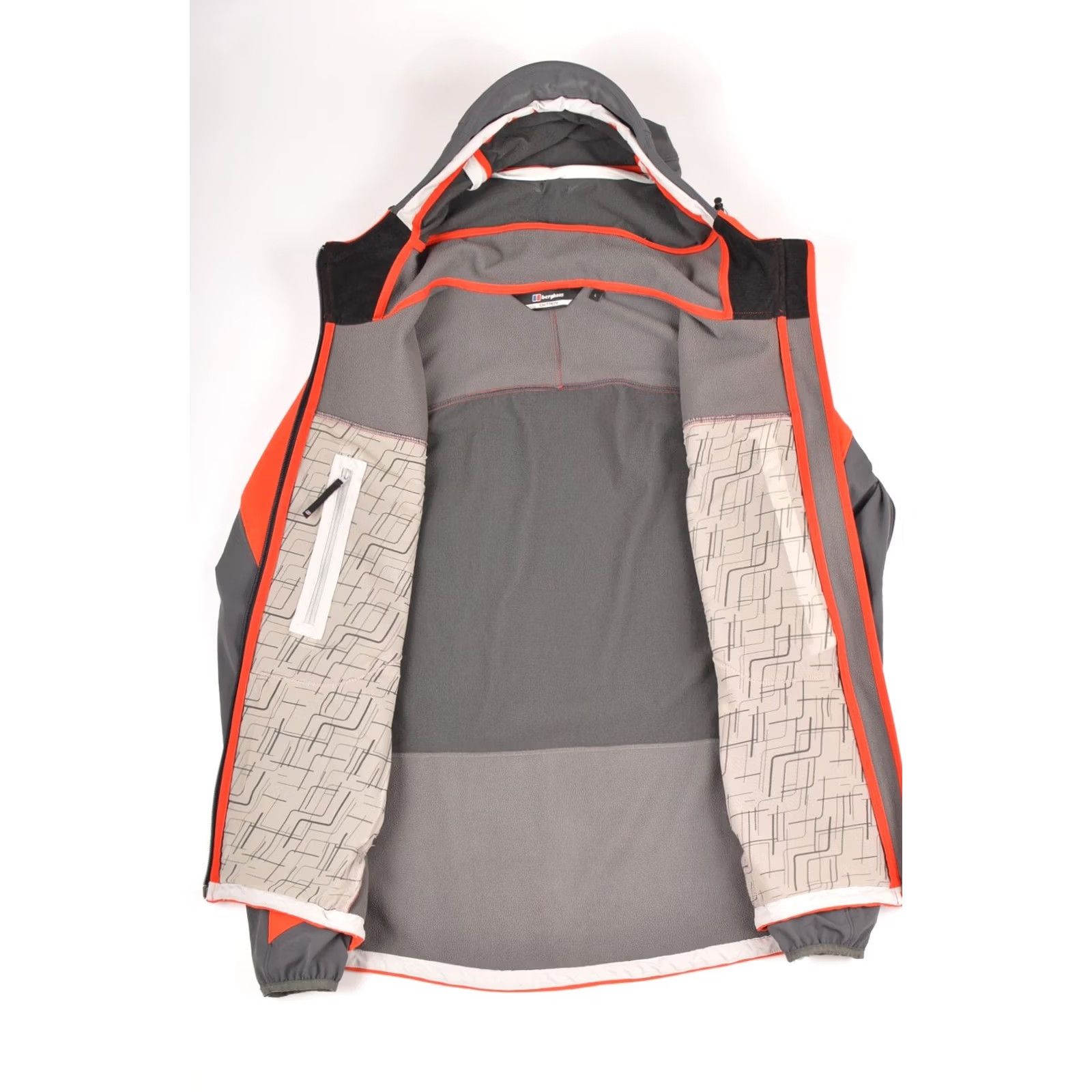 Berghaus Berghaus Extrem Jorasse Full-Zip Hooded Softshell Jacket Men L Red 20047 Nylon Elastane Windbreaker Size L Size US L / EU 52-54 / 3 - 7 Thumbnail