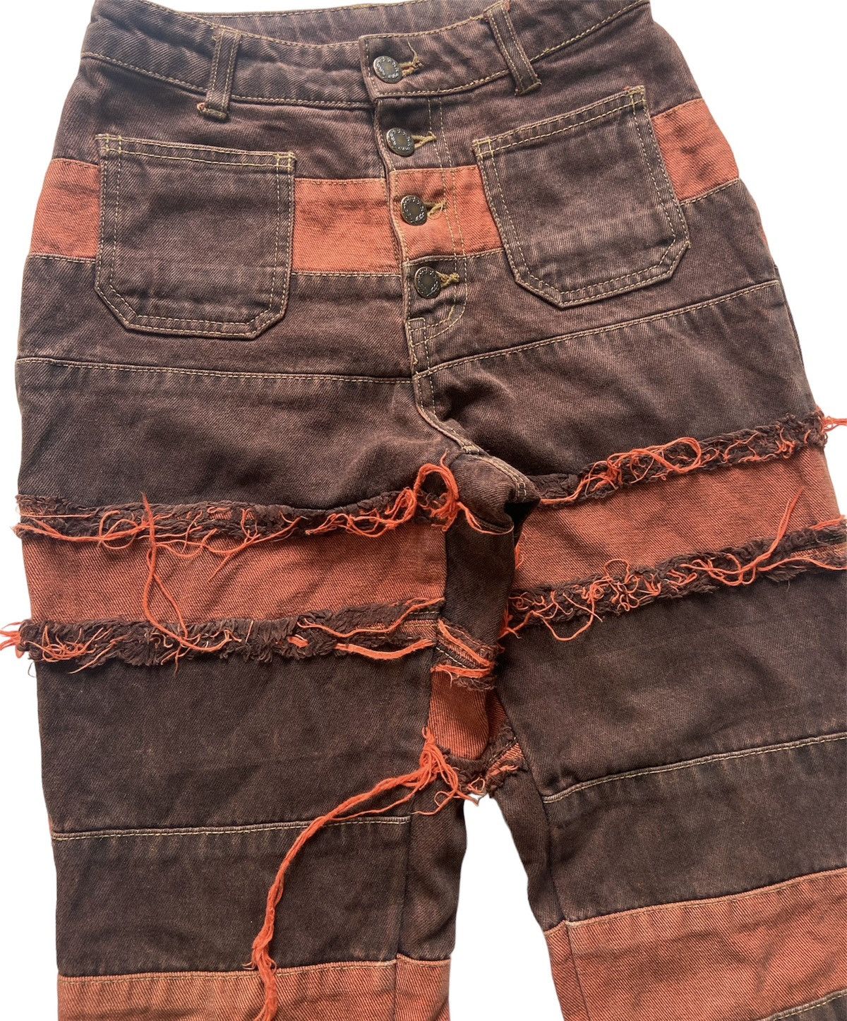 Hysteric Glamour Vintage Patchwork flared pants y2k like hysteric glamour Size US 26 / EU 42 - 3 Thumbnail