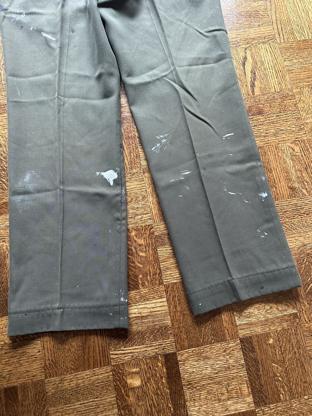 Vintage Vintage 70s Paint Splattered Work Trousers Size US 34 / EU 50 - 7 Thumbnail