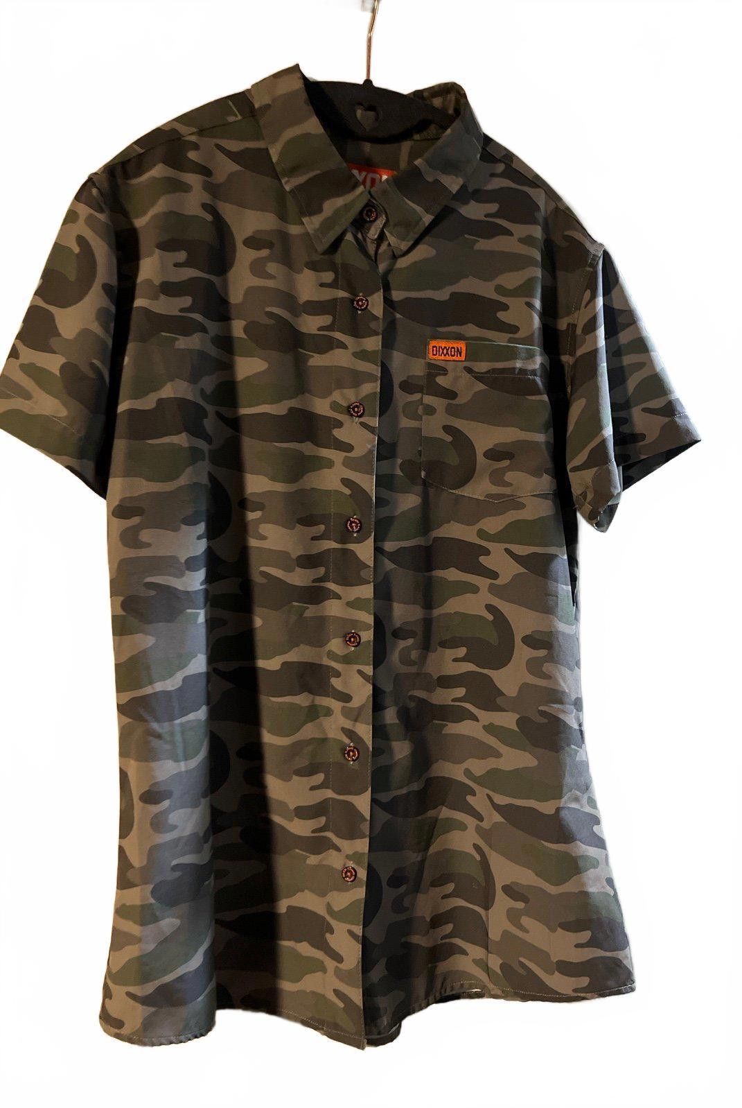 Dixxon Dixxon Flannel Company Camo Short Sleeve Bamboo Shirt Size L / US 10 / IT 46 - 1 Thumbnail