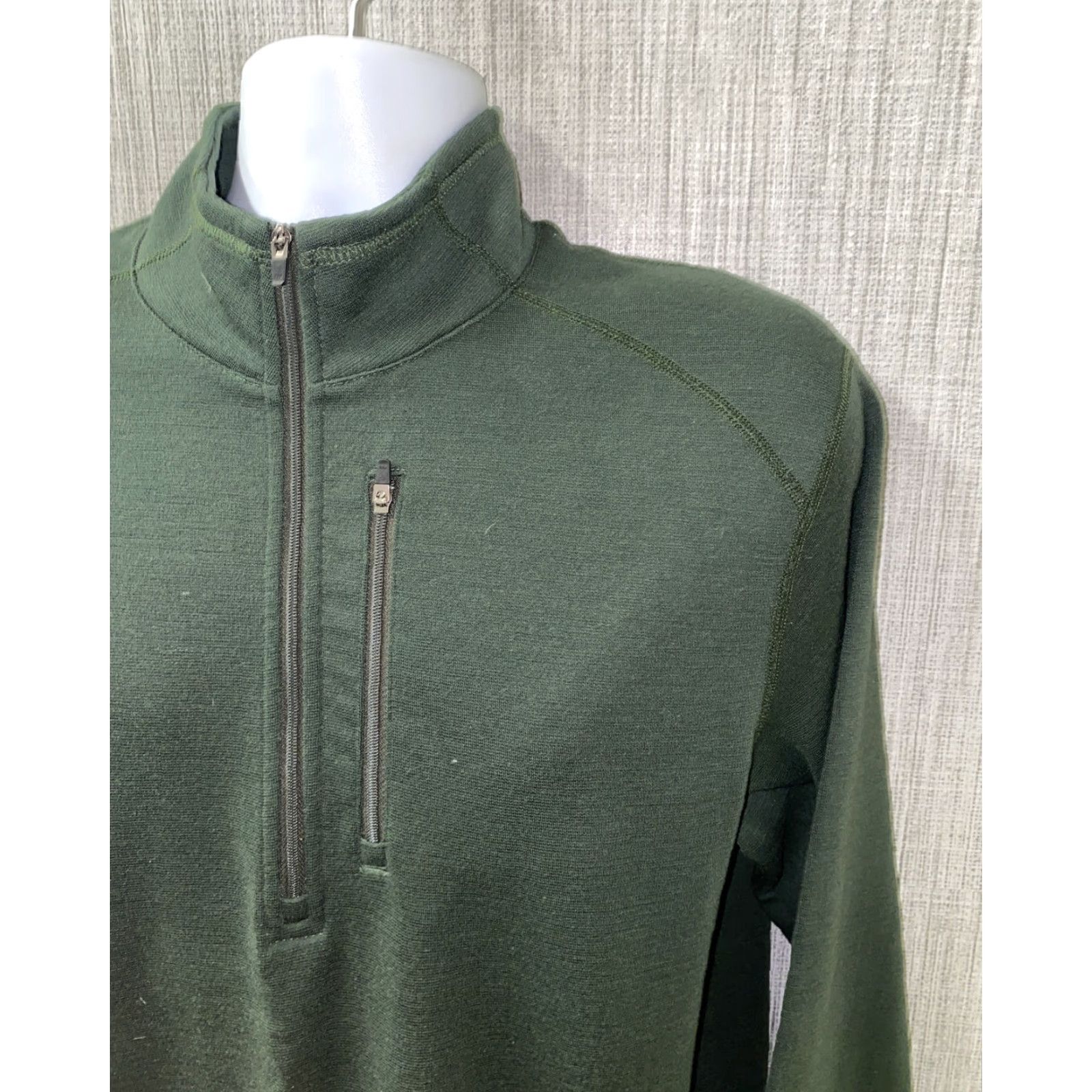 Orvis Orvis Elements Jacket 1/2 Zip Mens XL Green USA Made Vintage No Size US XL / EU 56 / 4 - 2 Thumbnail
