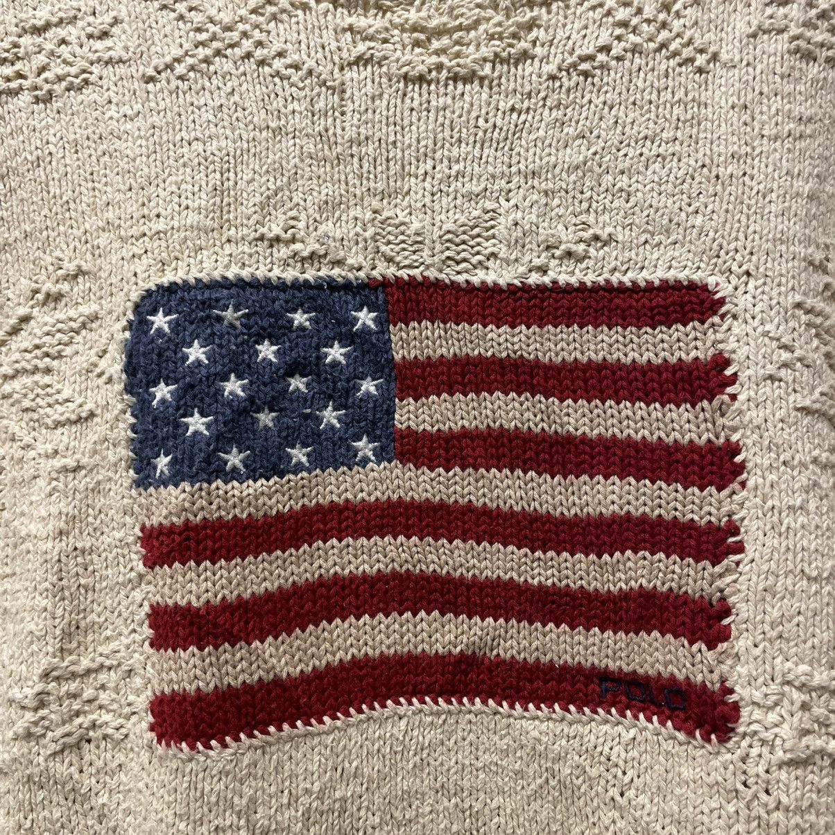 Polo Ralph Lauren Polo Ralph Lauren American Flag Sweater Size US XL / EU 56 / 4 - 9 Thumbnail