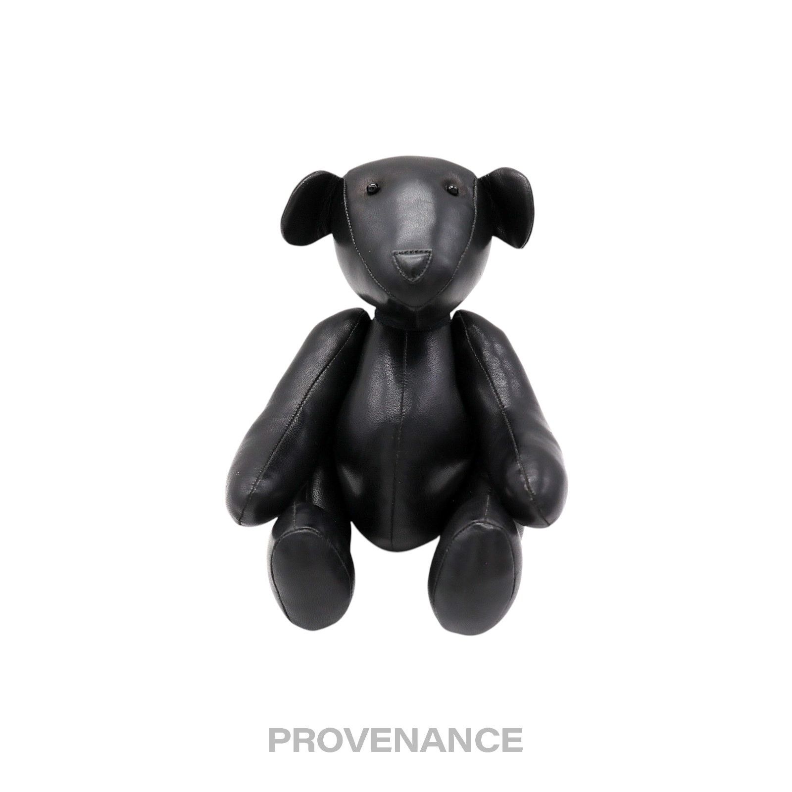 Gucci 🔴 Gucci Teddy Bear - Black Calfskin Leather Size ONE SIZE - 1 Thumbnail