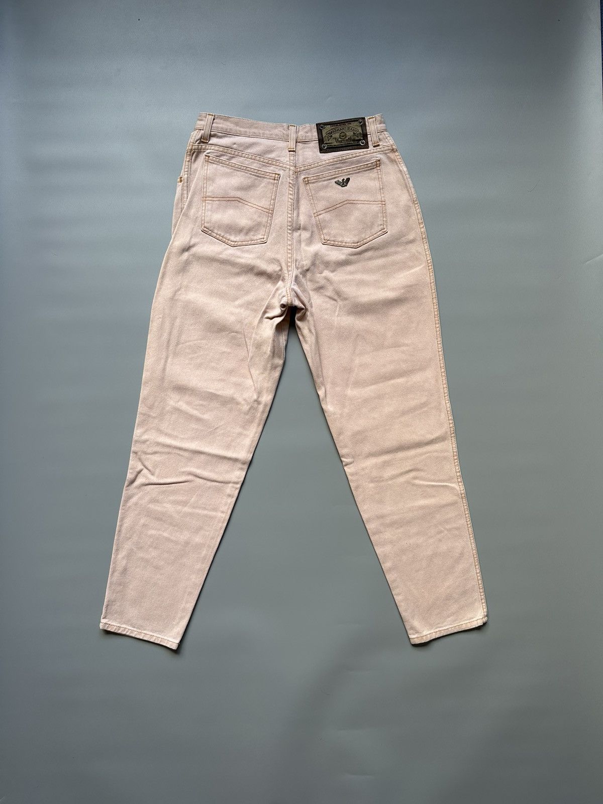 Armani Vintage ARMANI Jeans 90s Washed Denim Peach Colour Size 32 Size US 32 / EU 48 - 1 Thumbnail