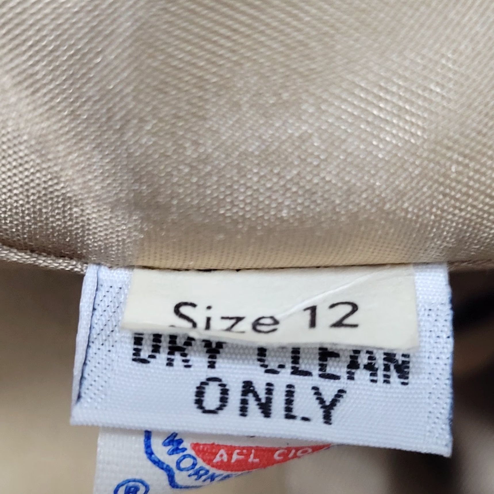 Vintage VTG Unbranded Tan Suede Like Double Breasted Belted Lined Coat - Long - US 12 - Women Size XL / US 12-14 / IT 48-50 - 3 Thumbnail