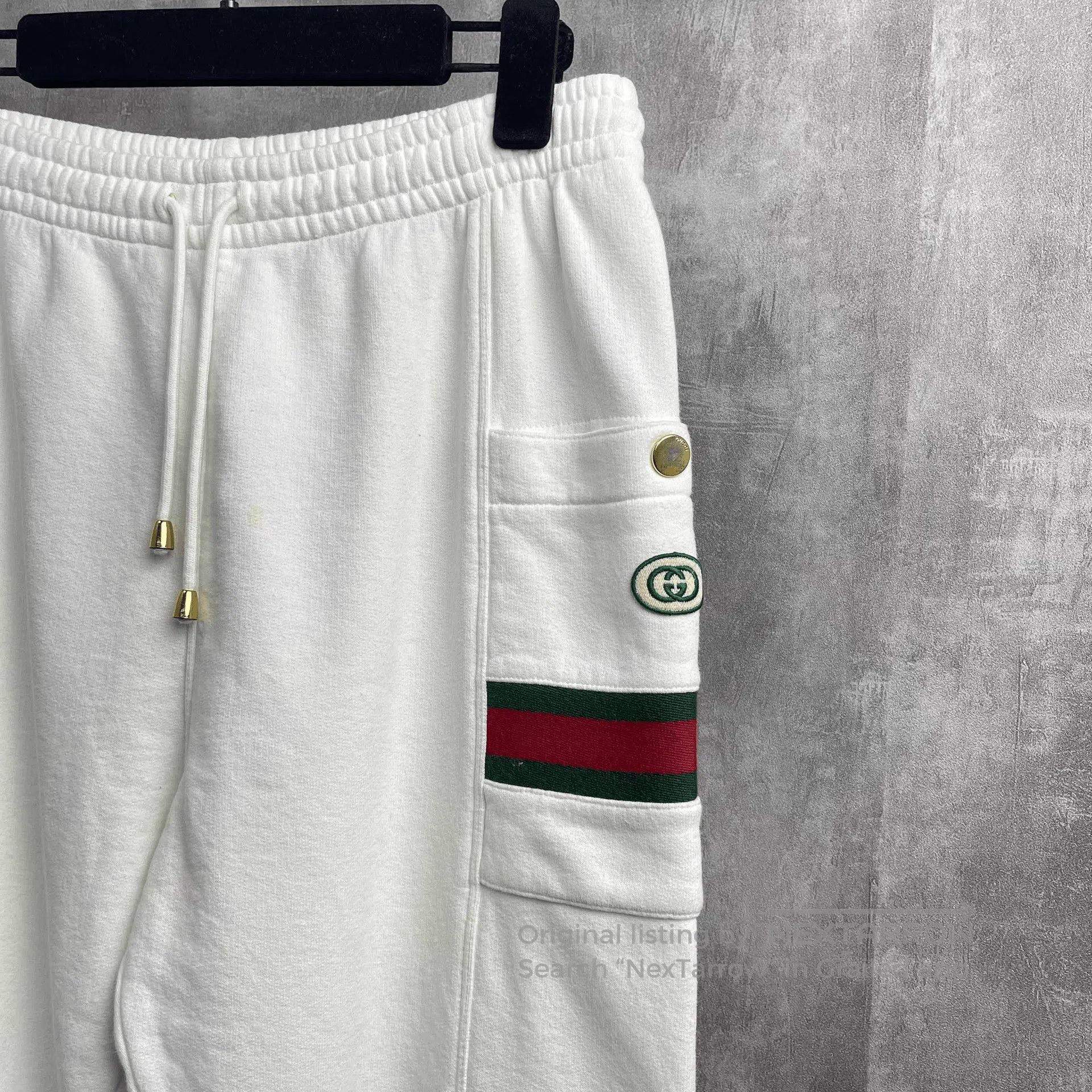 Gucci Gucci Red Green Stripe Logo Sweatpants. Size US 26 / EU 42 - 2 Thumbnail