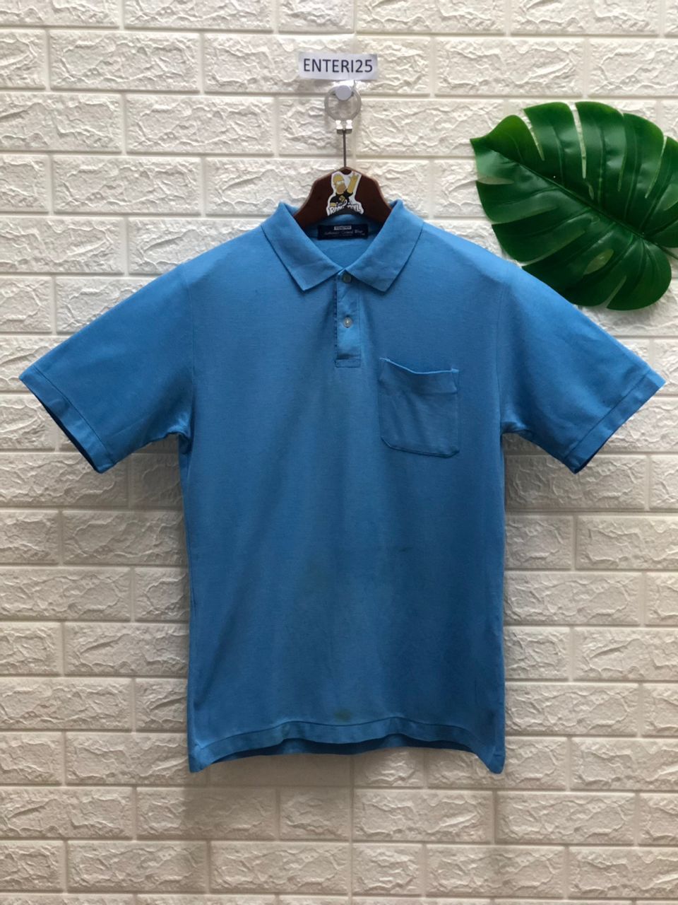 RENOWN Vintage renown vintage Blue Polo T-shirt Size US L / EU 52-54 / 3 - 1 Thumbnail
