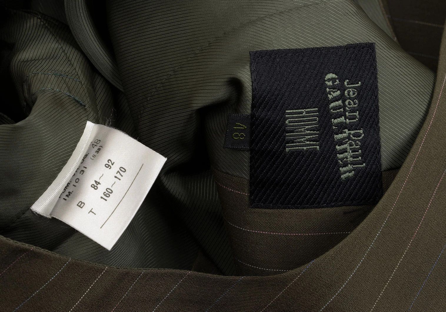 Jean Paul Gaultier Colorful Stripe Wool Cotton Vest in Khaki and Others Size US M / EU 48-50 / 2 - 15 Thumbnail