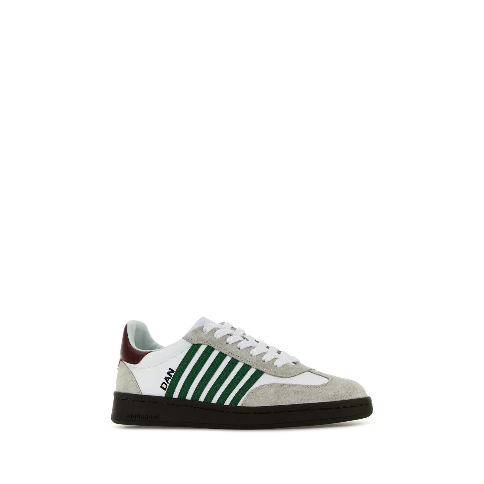 Dsquared2 DSQUARED2 Boxer White Leather Sneakers New & Authentic (Men' Size US 7.5 / EU 40-41 - 2 Thumbnail