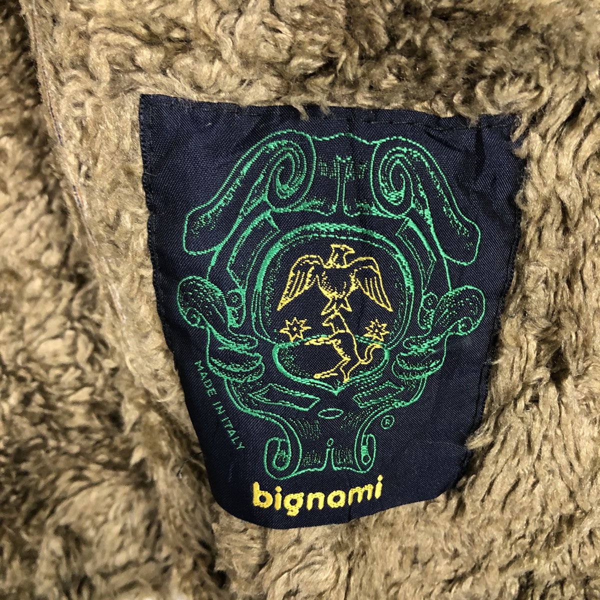 Japanese Brand Vintage Bignami Italy Shearling Patchwork Moto Jacket Size M / US 6-8 / IT 42-44 - 22 Thumbnail
