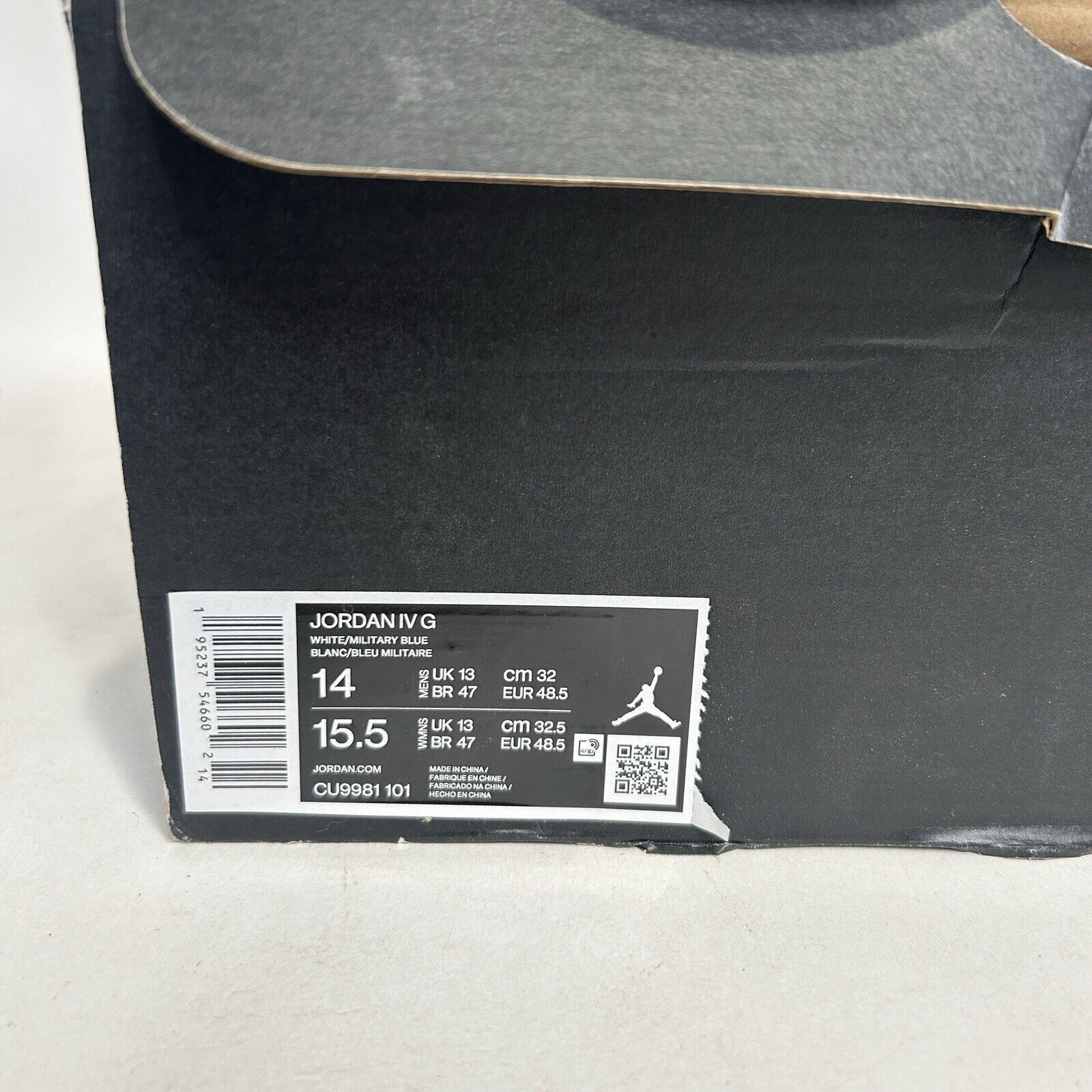 Nike Nike Shoes Air Jordan 4 Retro Golf “Military Blue” 2024 Size US 14 / EU 47 - 5 Thumbnail