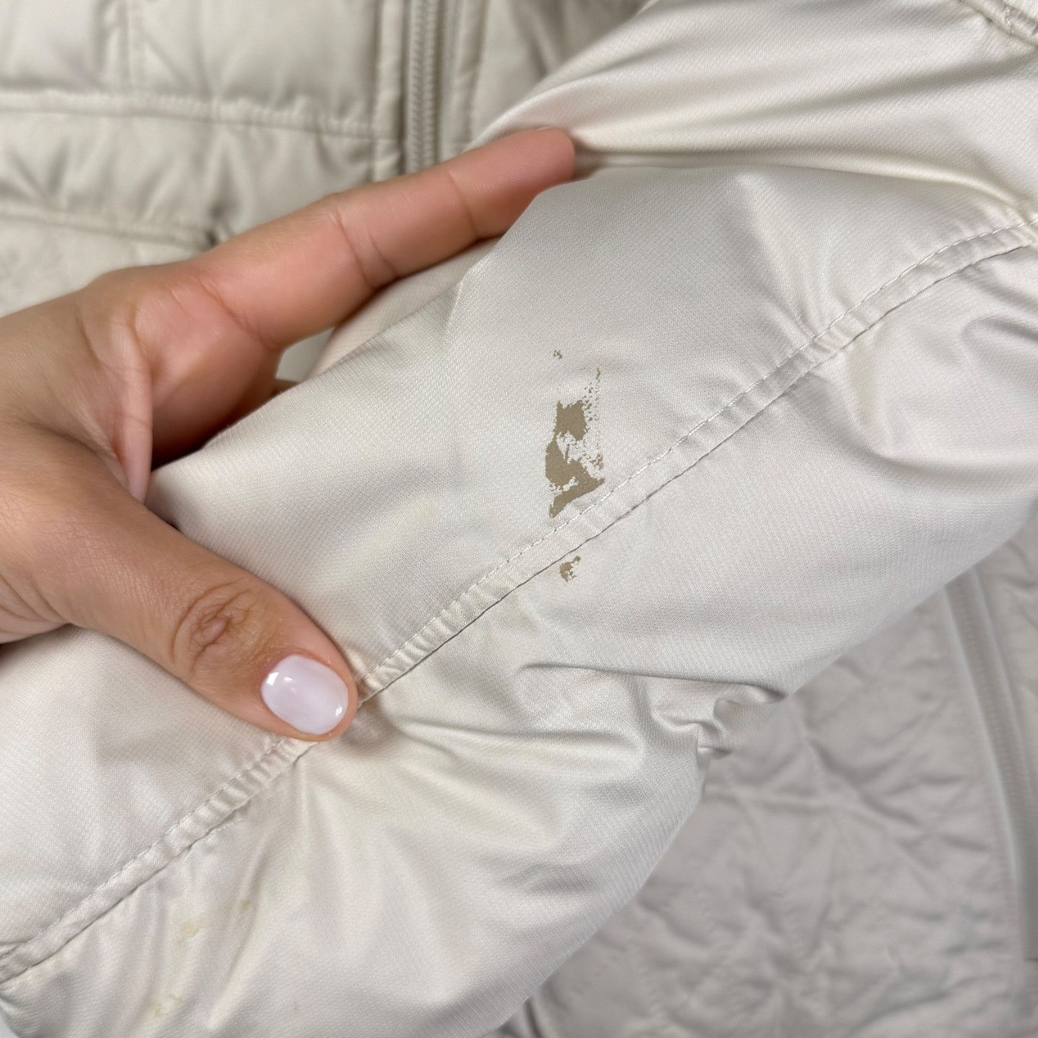 The North Face The North Face Women's Size XS Beige Nuptse Jacket Puffer Size XS / US 0-2 / IT 36-38 - 8 Thumbnail