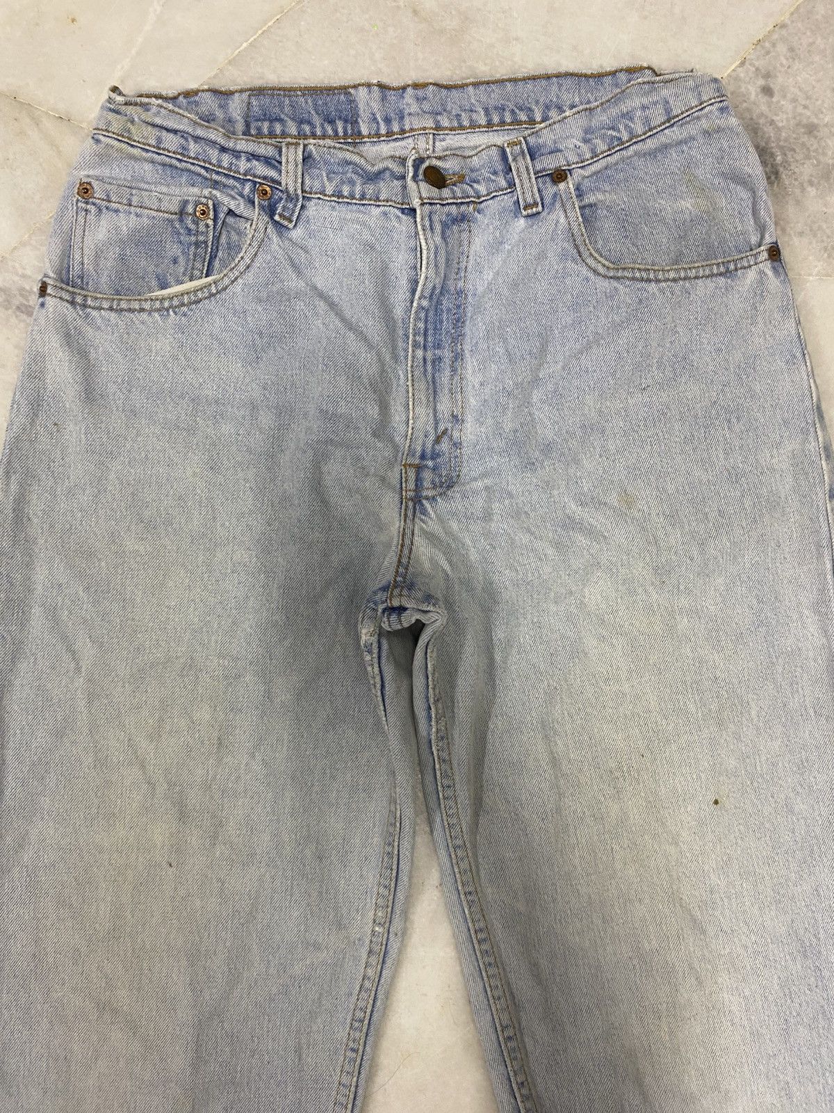 Levi's Size 32x29.5 Vintage Levis Distressed Baggy Jeans Faded Size US 32 / EU 48 - 4 Thumbnail