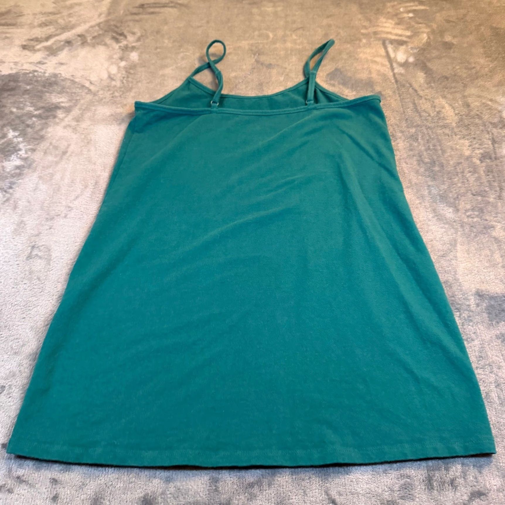 Torrid Torrid Green Camisole Tank Slip Top Womens Size 1 Adjustable Strap Stretch Cotton Spandex Nursing? Size XS / US 0-2 / IT 36-38 - 3 Thumbnail