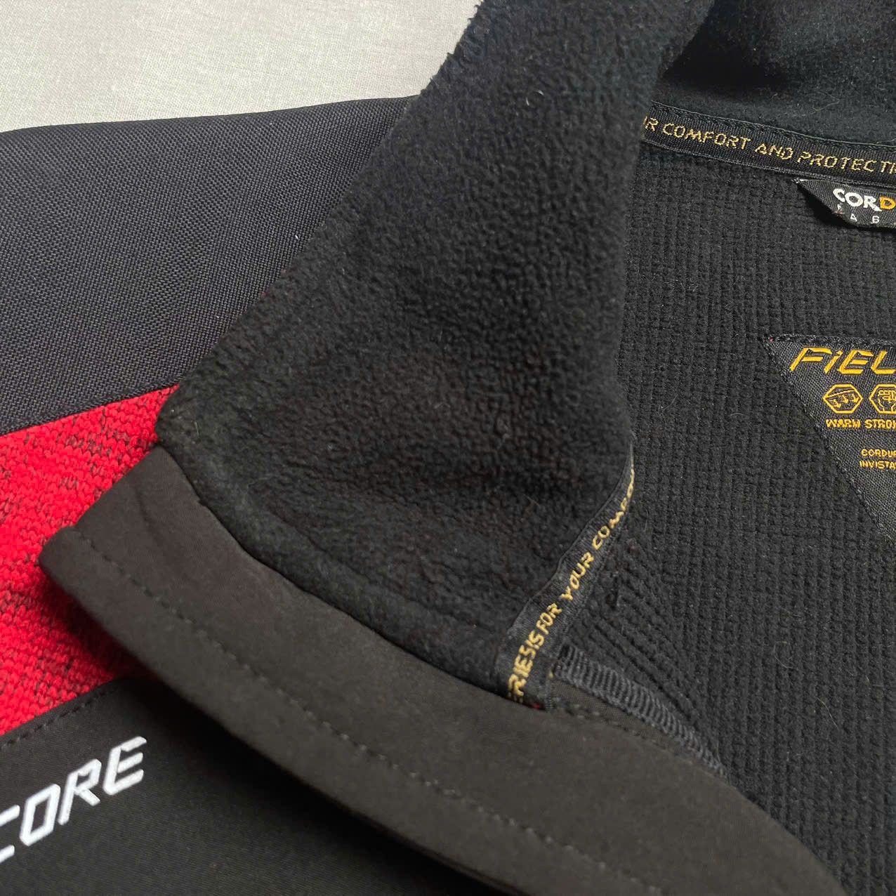 Japanese Brand Fieldcore corduroy biker jacket - Red and black Size US S / EU 44-46 / 1 - 4 Thumbnail