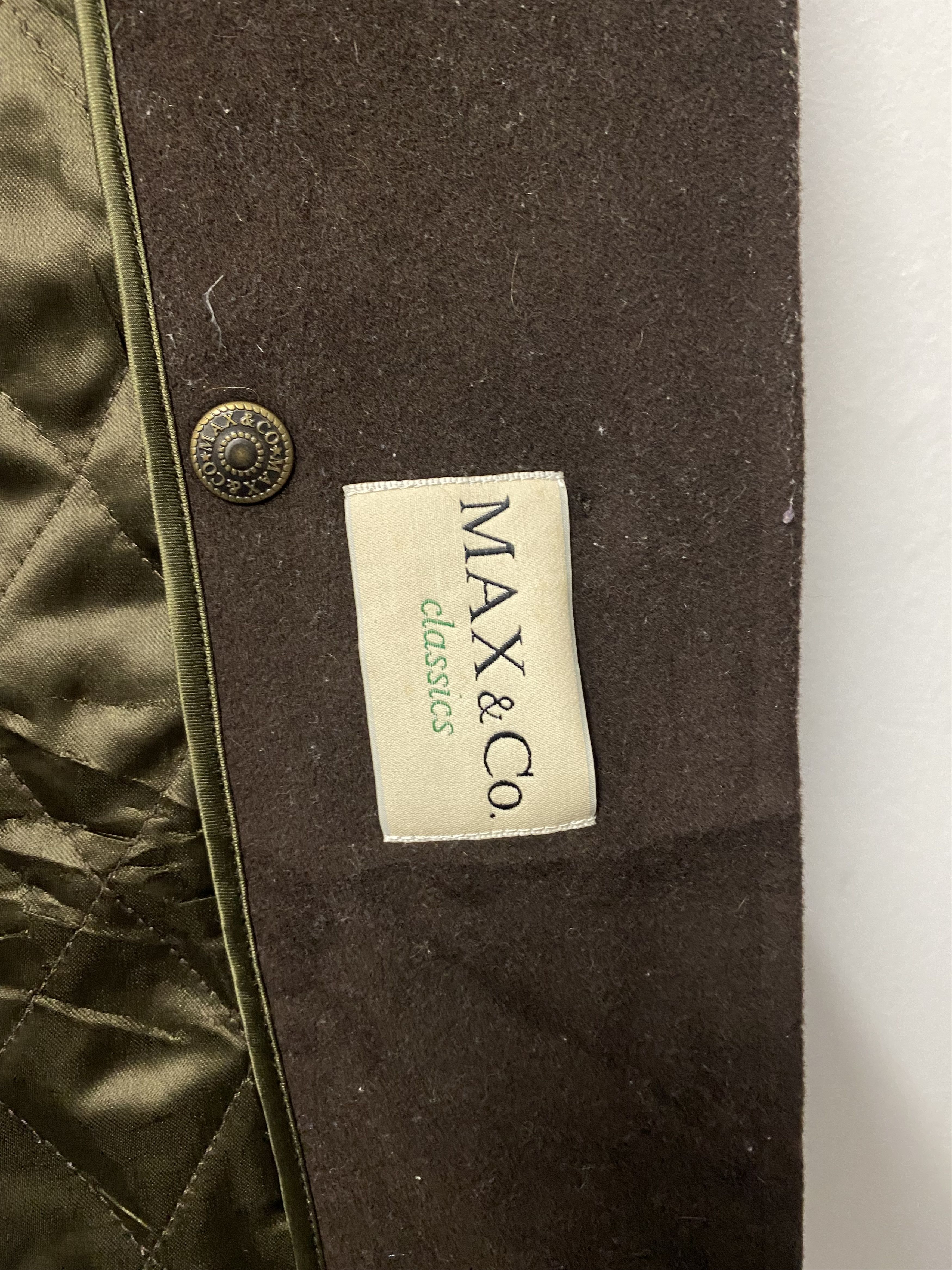 MAX&Co. MAX&Co Italia Classics Wool Oversized Jacket Size XL / US 12-14 / IT 48-50 - 9 Thumbnail