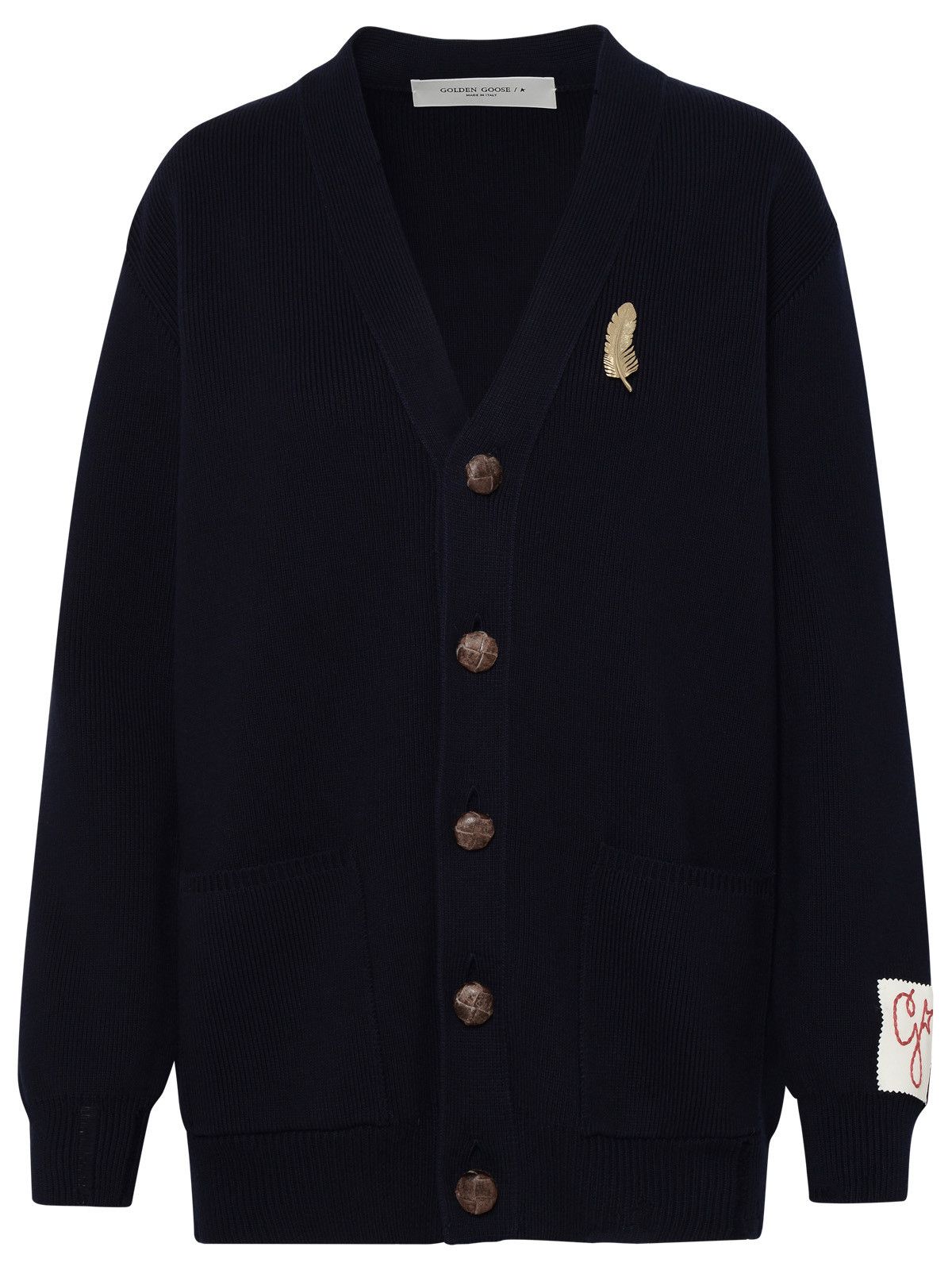 Blue Cotton Cardigan