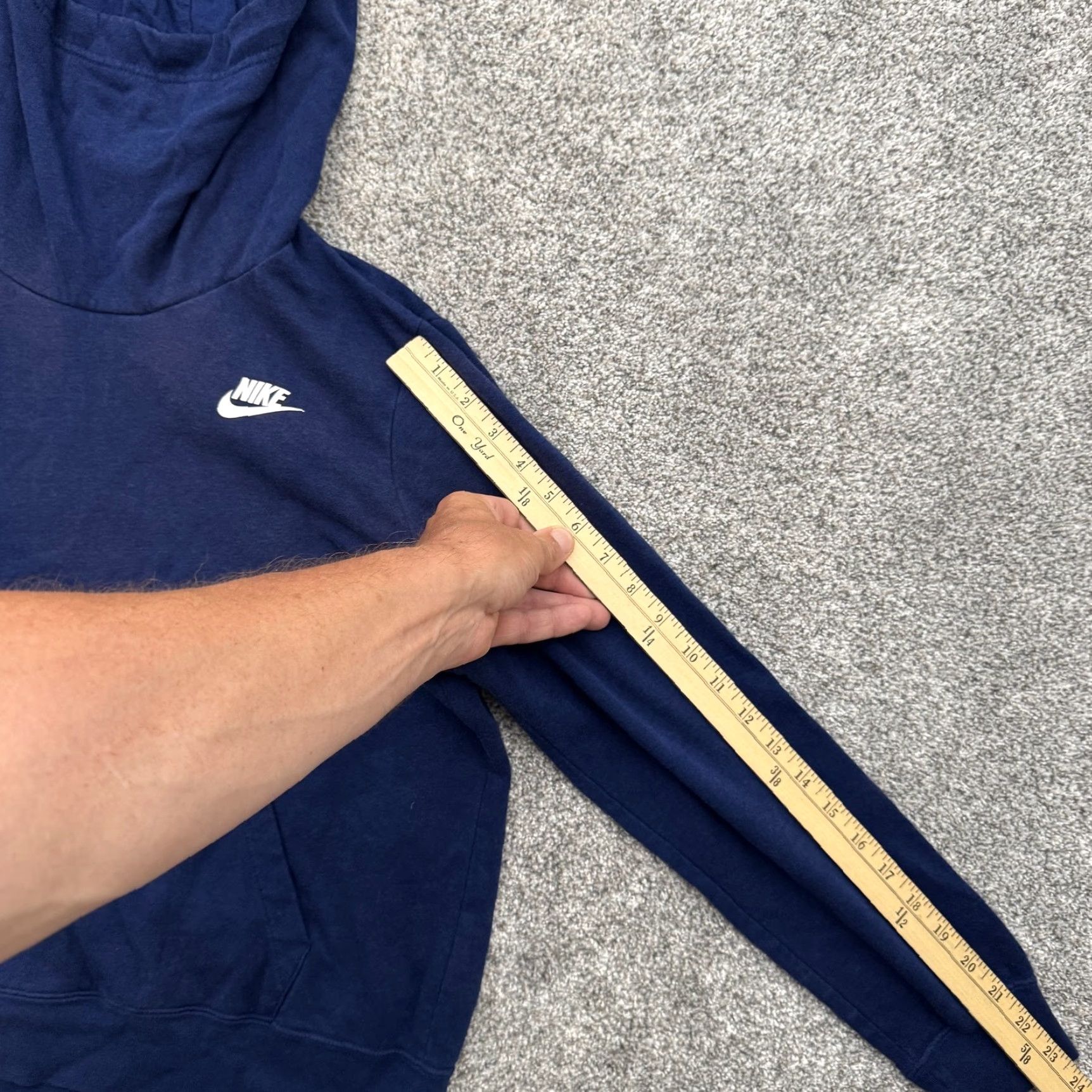 Nike Nike Hoodie Women Medium Blue Pullover Cropped Roomy Athleisure Kangaroo Pocket Size M / US 6-8 / IT 42-44 - 4 Thumbnail