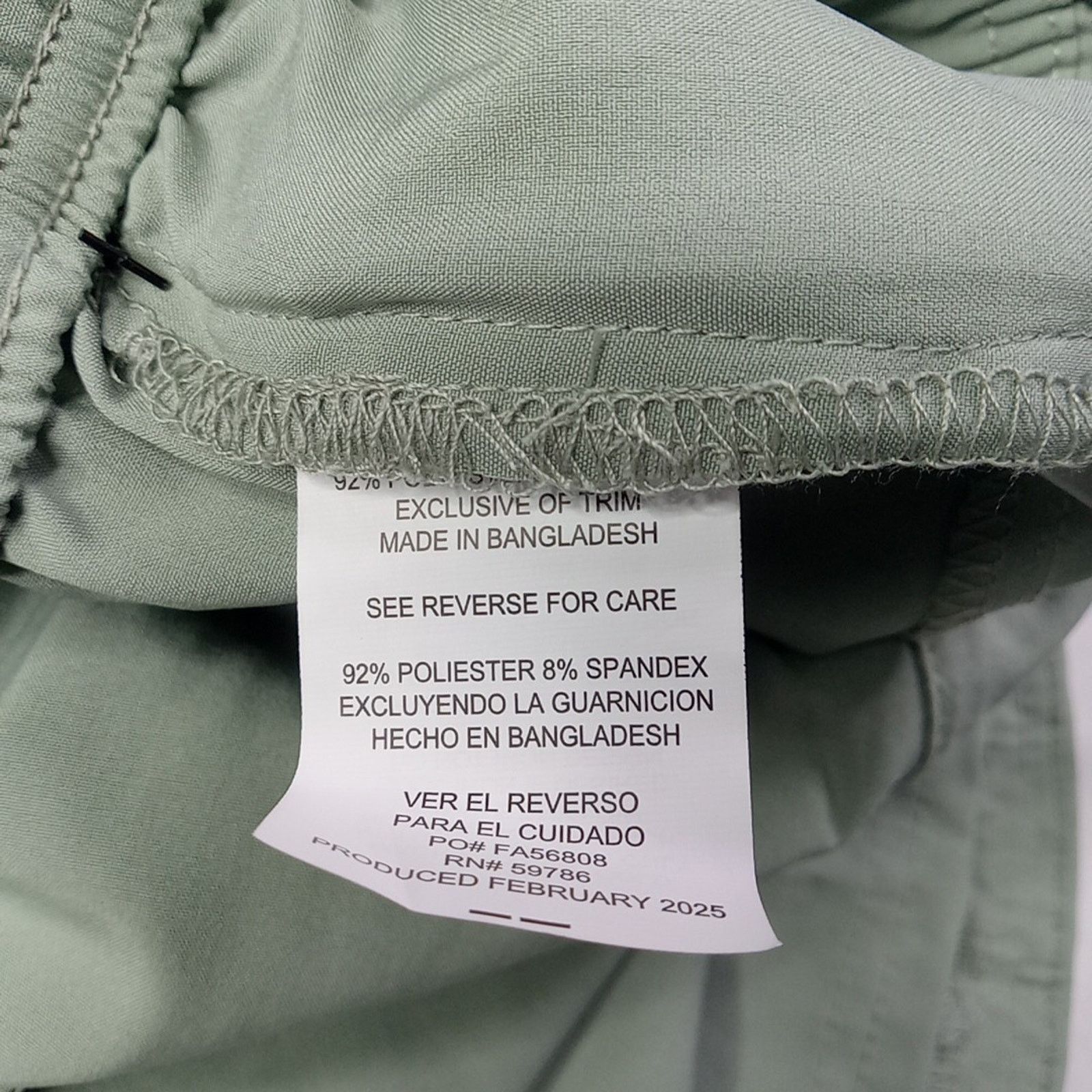 Other Mitre Men’s XL Elastic Waist Green Shorts With 7” Inseam NWT Size US 38 / EU 54 - 5 Thumbnail