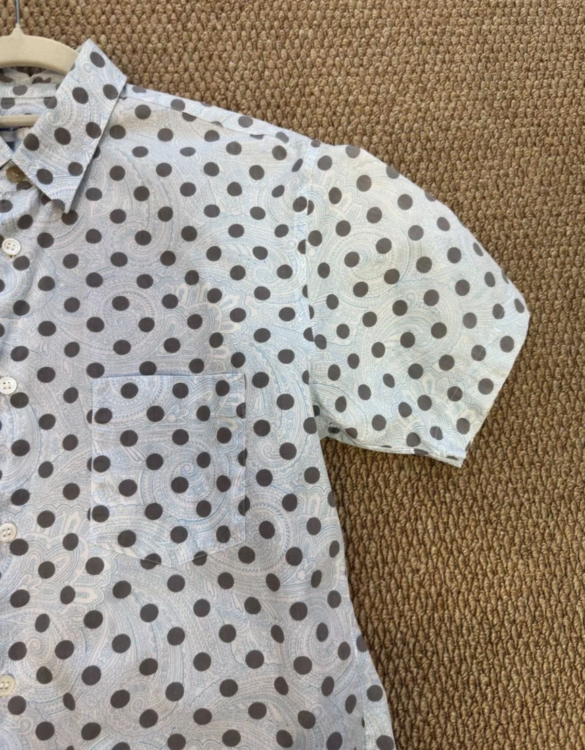 Comme des Garcons Comme des Garçons Polka Short Sleeve Shirt K23 Size US XS / EU 42 / 0 - 4 Thumbnail