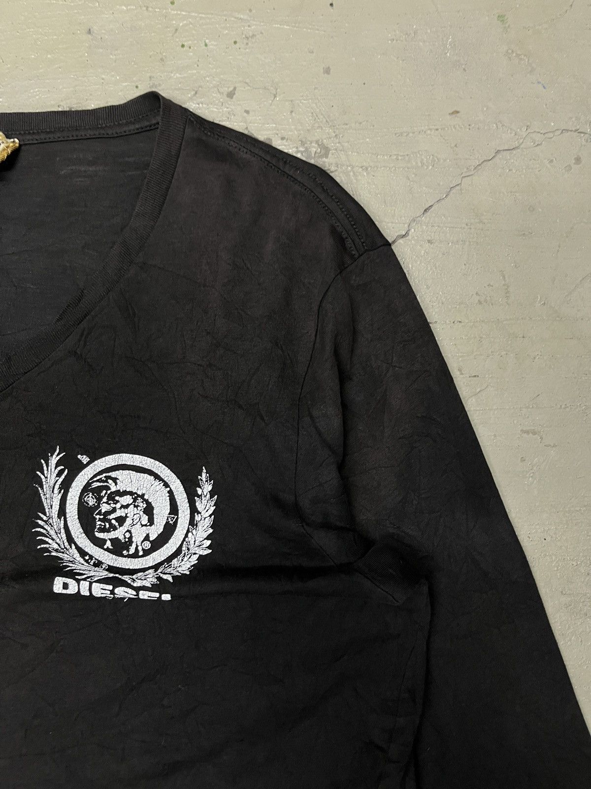 Diesel Vintage Diesel Punk Faded Distressed Long Sleeve Shirt Size US M / EU 48-50 / 2 - 7 Thumbnail