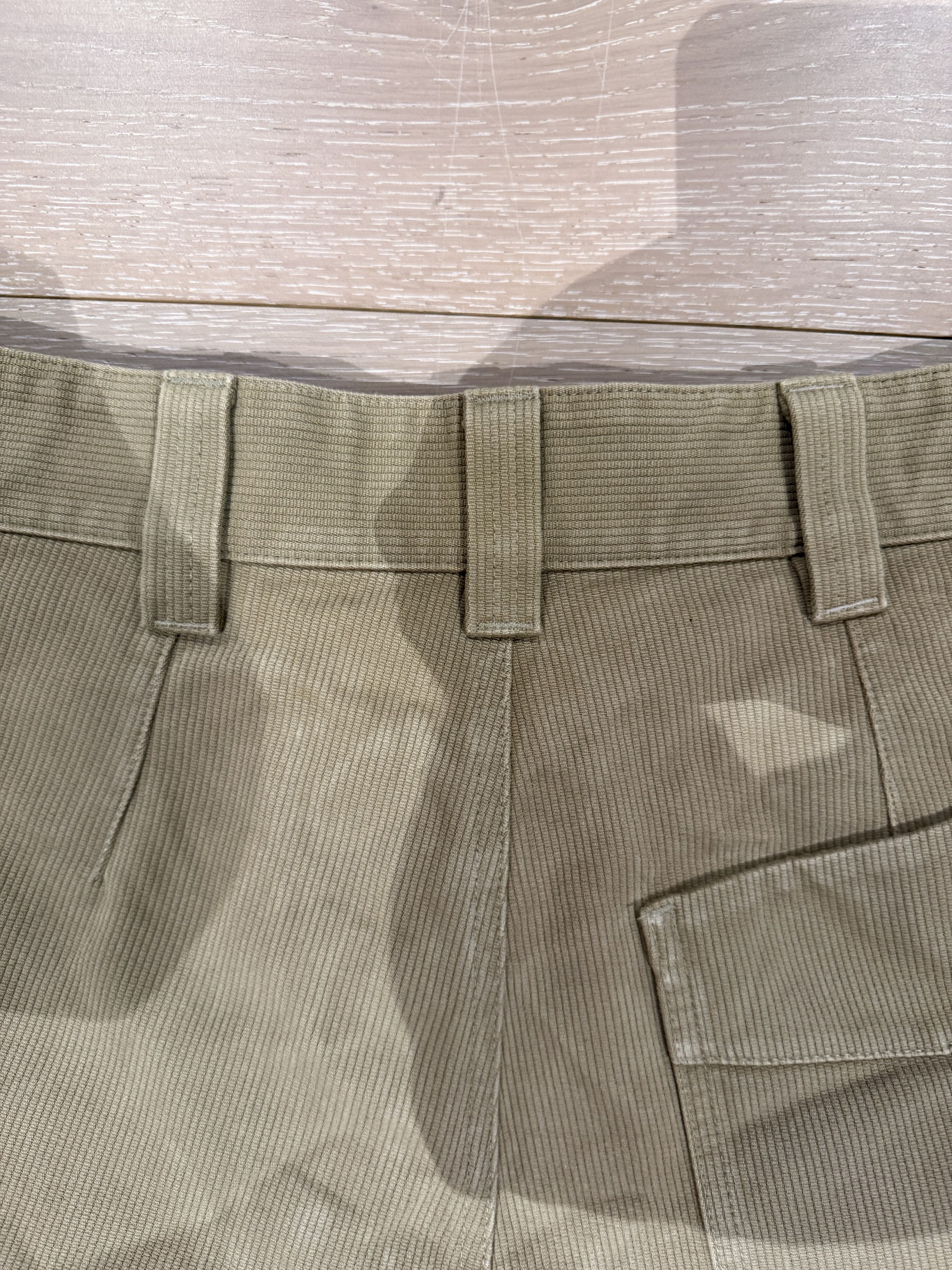 Other 💚 Thom Morison Wide Bedford Pant Fawn Small NEW Size US 32 / EU 48 - 15 Thumbnail