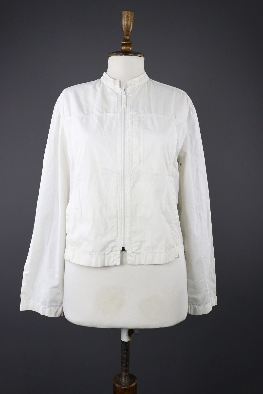 Designer Ladies Armani Jeans Cropped Bomber Jacket Size USA 10 Size L / US 10 / IT 46 - 1 Thumbnail