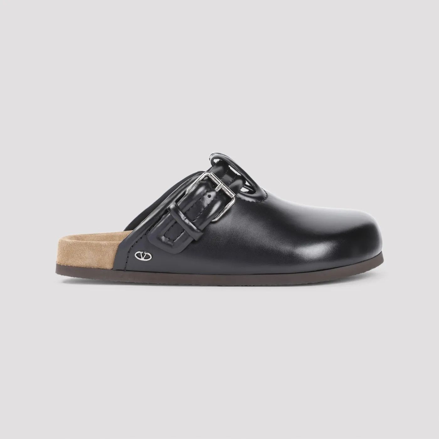 o1s22i1n1224 Calf Leather Mules in Black
