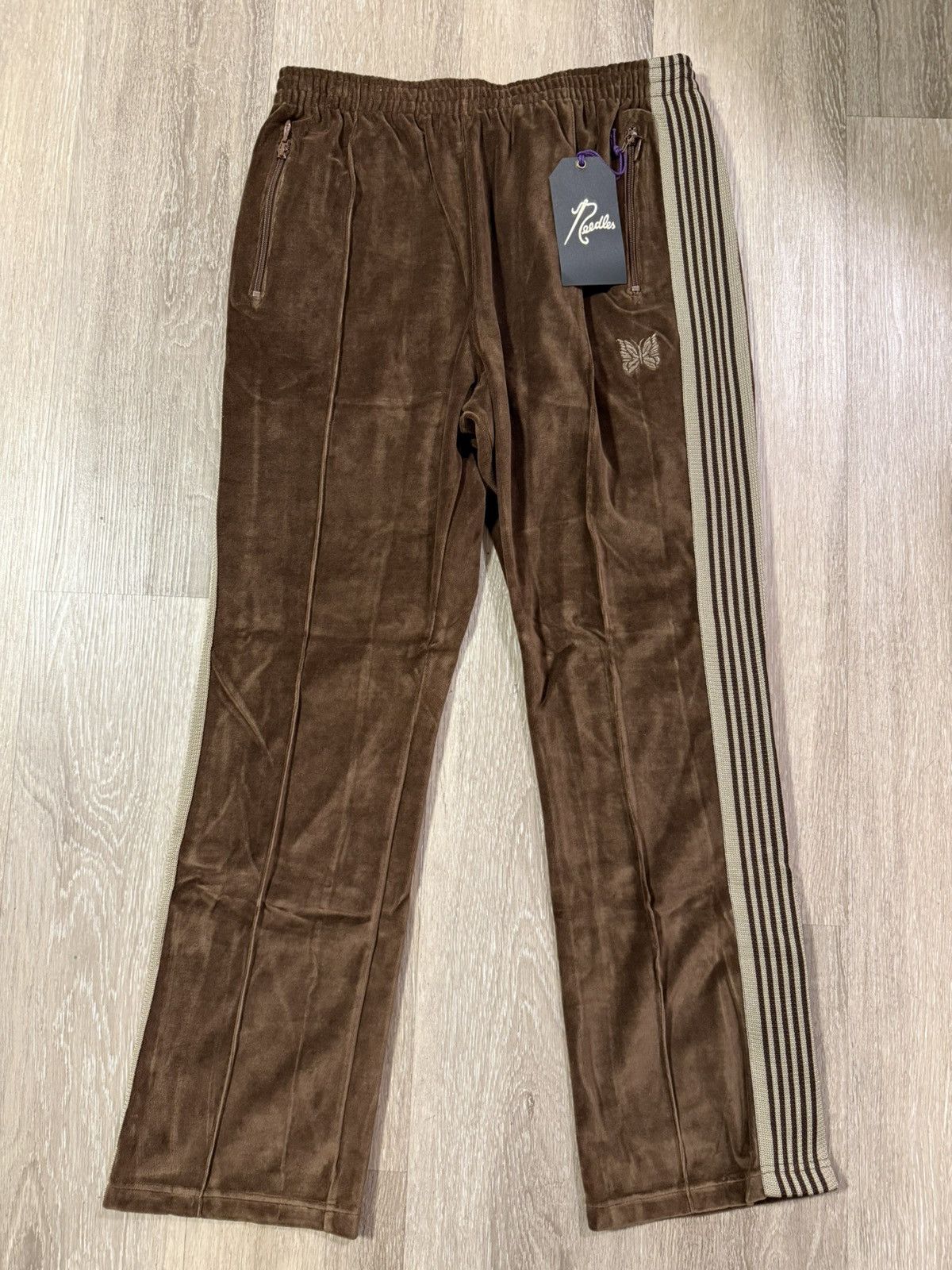Needles NEEDLES VELOUR NARROW TRACK PANT/SWEATPANTS Size US 34 / EU 50 - 1 Thumbnail