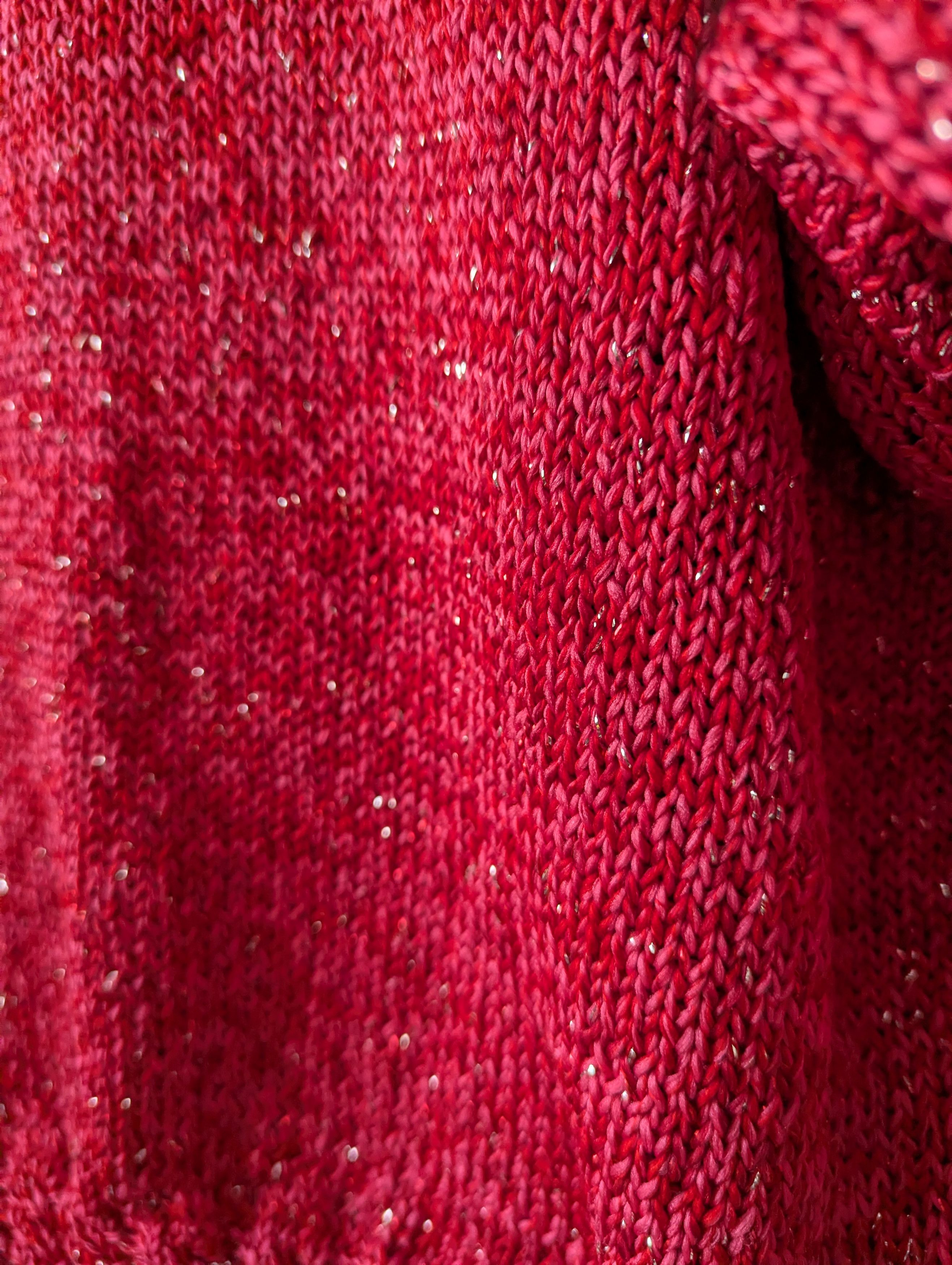 Vintage Vintage Black Red Mohair Knit Sweater Embellished Scandi Size M / US 6-8 / IT 42-44 - 6 Thumbnail