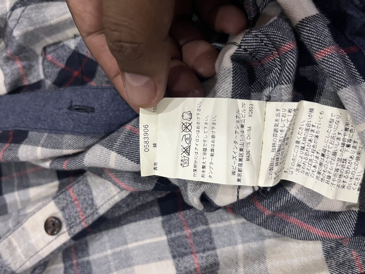 Japanese Brand X-girl checkered longsleeve short set up all in one jumpsuit Size XS / US 0-2 / IT 36-38 - 9 Thumbnail