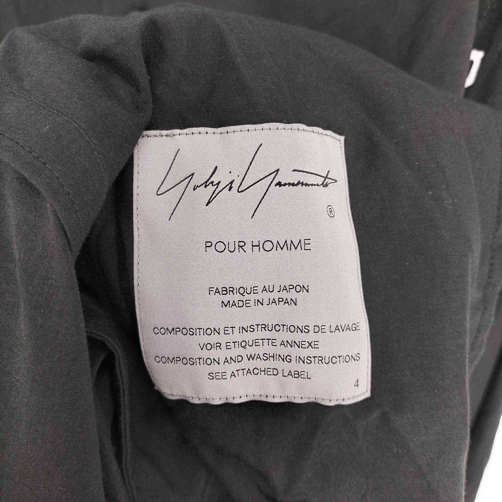 Yohji Yamamoto yohji yamamoto pour homme/25SS HANDWRITTEN PRINT BLOUSE Size US XL / EU 56 / 4 - 6 Thumbnail