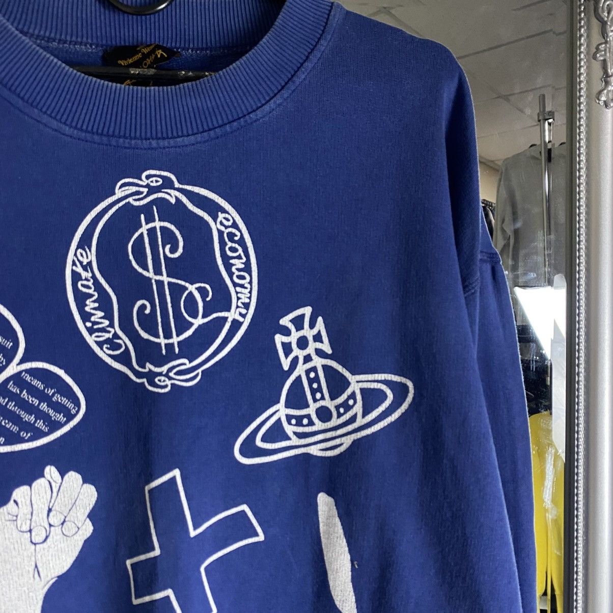 Vivienne Westwood Vintage Vivienne Westwood Sweatshirt Y2K men's size L Size US L / EU 52-54 / 3 - 3 Thumbnail