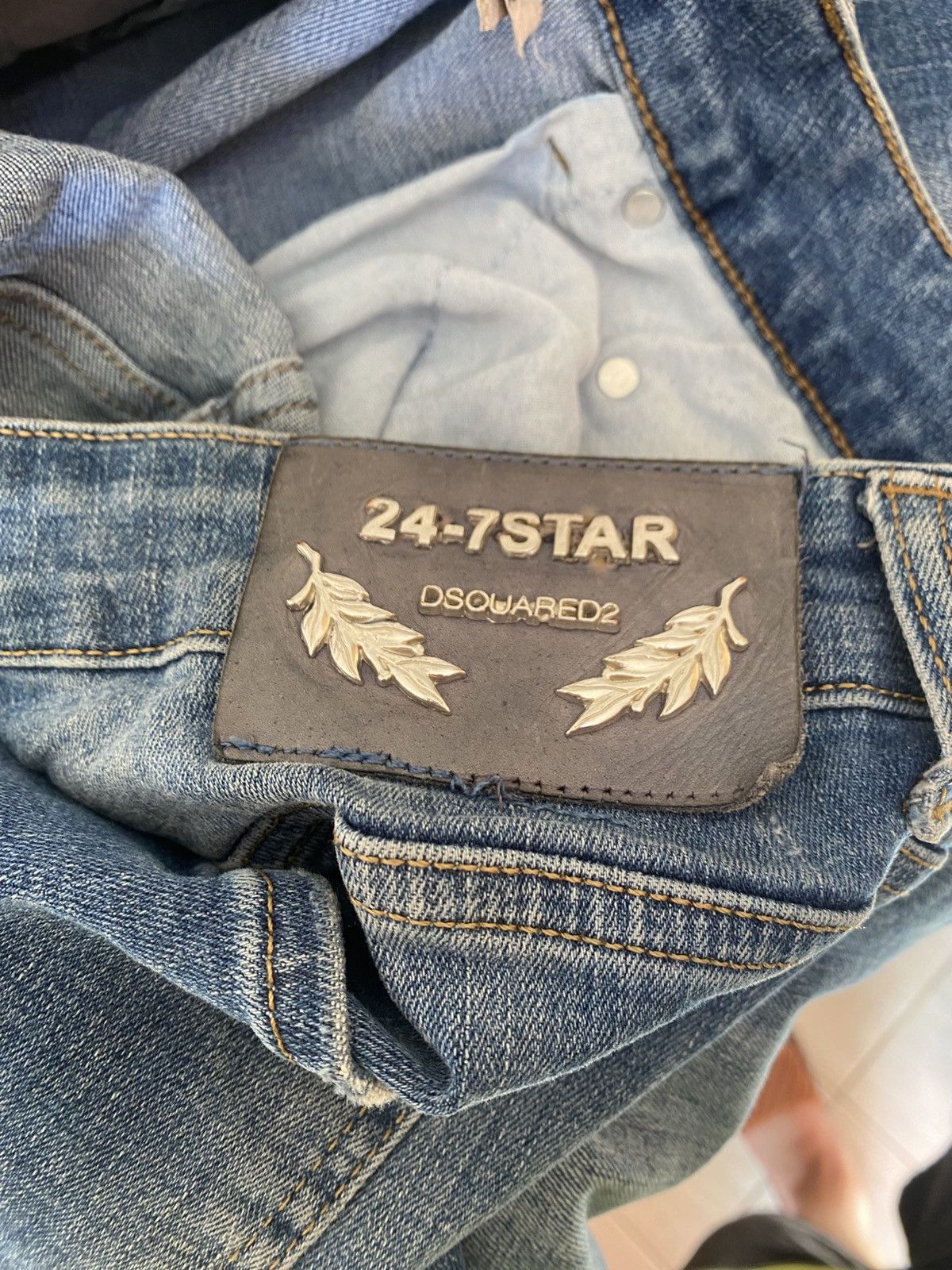 Dsquared2 Distressed DS2 Jeans Used Size US 32 / EU 48 - 6 Thumbnail