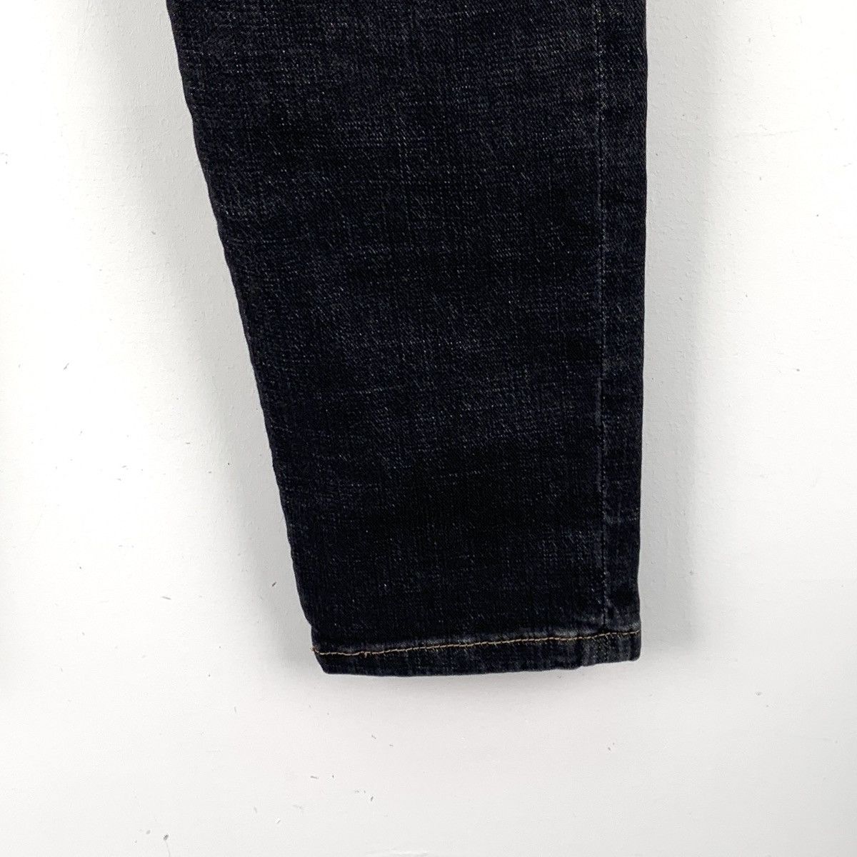 Brunello Cucinelli Brunello Cucinelli Black Cotton Denim Casual Pants K26WX Size 25" / US 0 / IT 36 - 4 Thumbnail