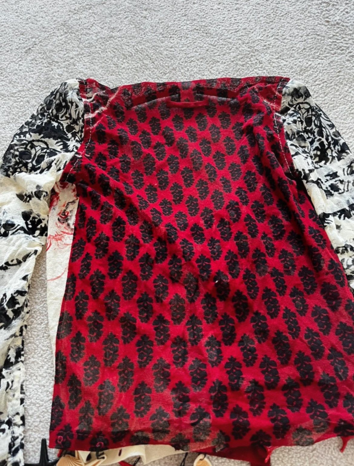 Jean Paul Gaultier Jean Paul Gaultier 1990 Fuzzi Shells mesh top Size S / US 4 / IT 40 - 8 Thumbnail