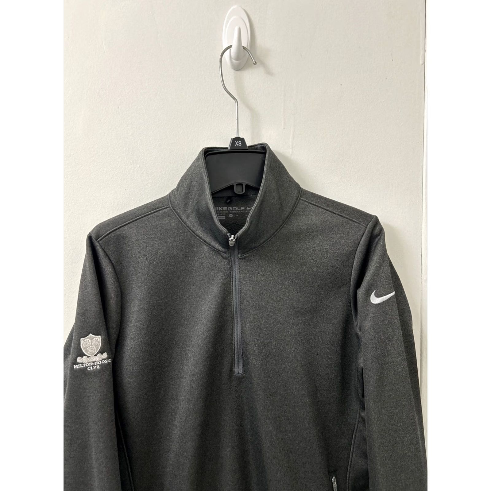 Nike Nike Therma Fit 1/4 Zip Pullover Shirt Womens Medium Gray Size M / US 6-8 / IT 42-44 - 2 Thumbnail