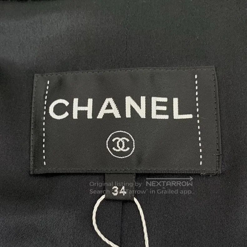 Chanel Chanel 23B Wool Tweed Double-Breasted Coat. Size US XXS / EU 40 - 5 Thumbnail