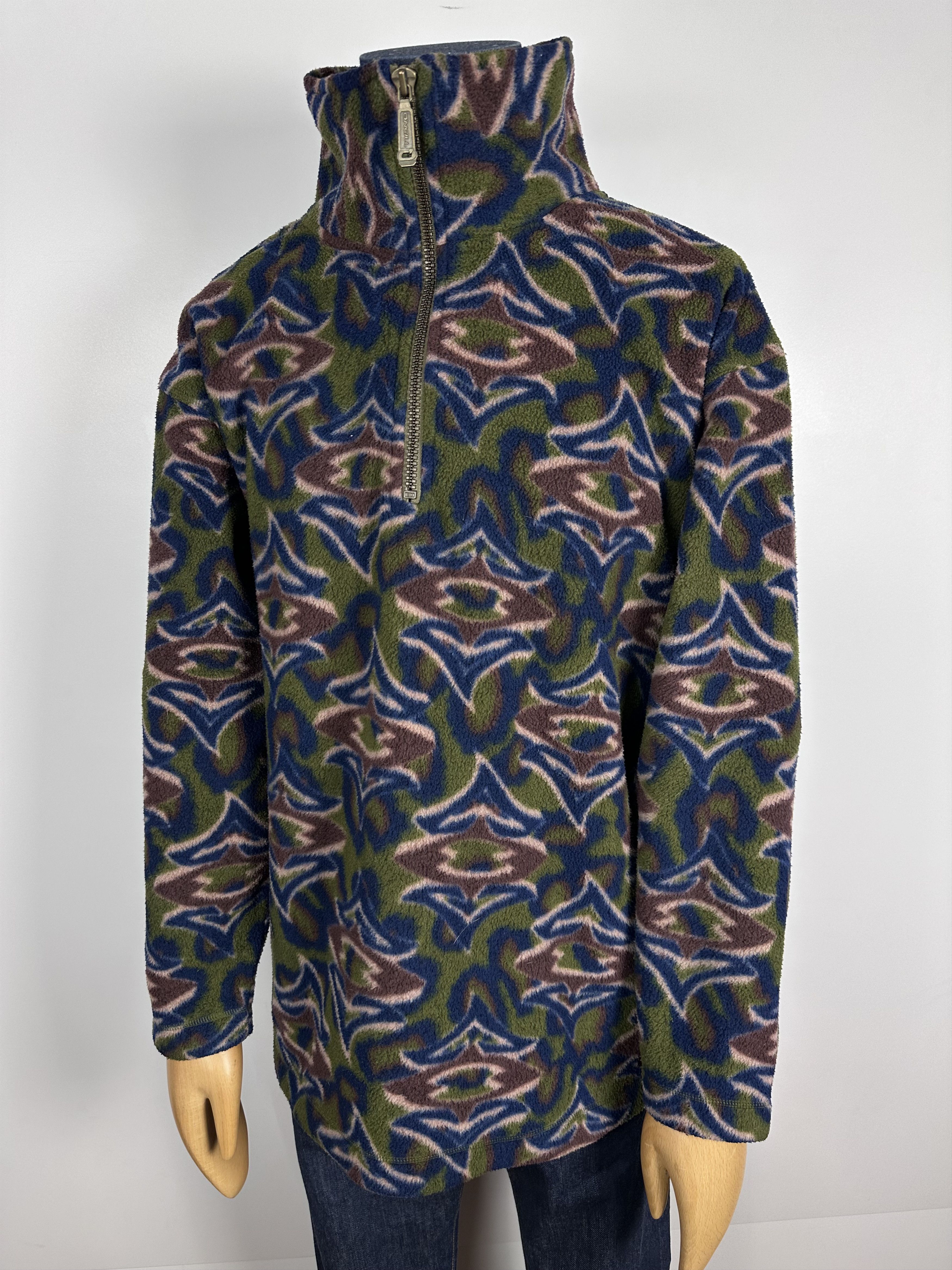 O'Neill × Vintage vintage Oneill FLEECE sweater 1/4 Zip Size L rare 90s jumper Size US L / EU 52-54 / 3 - 1 Thumbnail