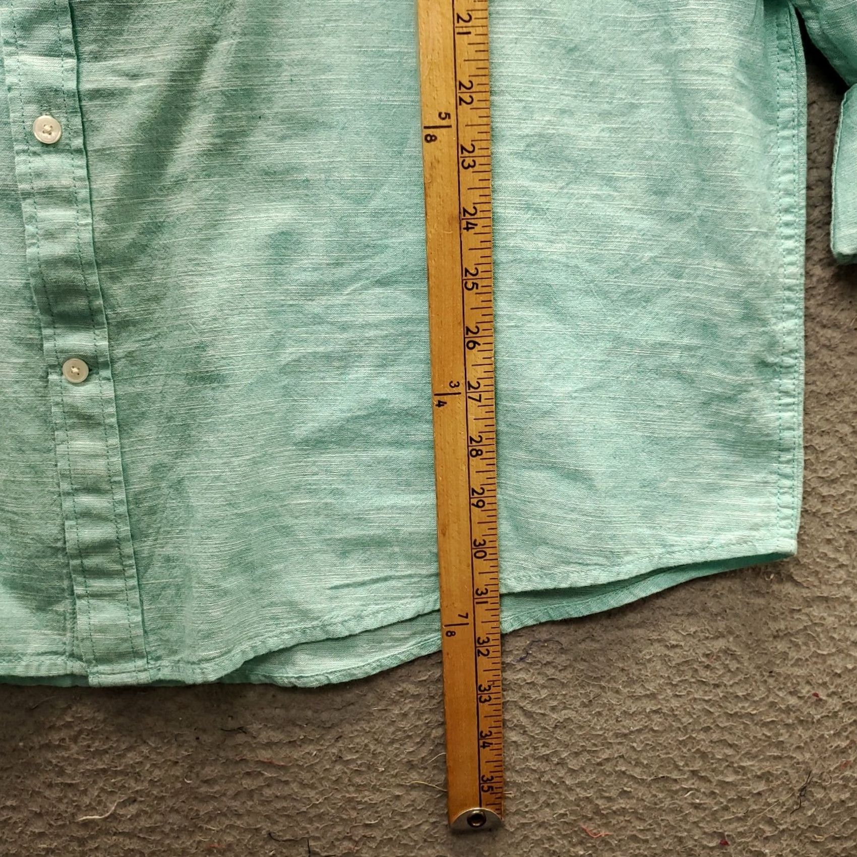 Vintage St. John's Bay Casual Shirt Mens XXL Green Classic Fit Long Sleeve Button-Up Size US XXL / EU 58 / 5 - 3 Thumbnail