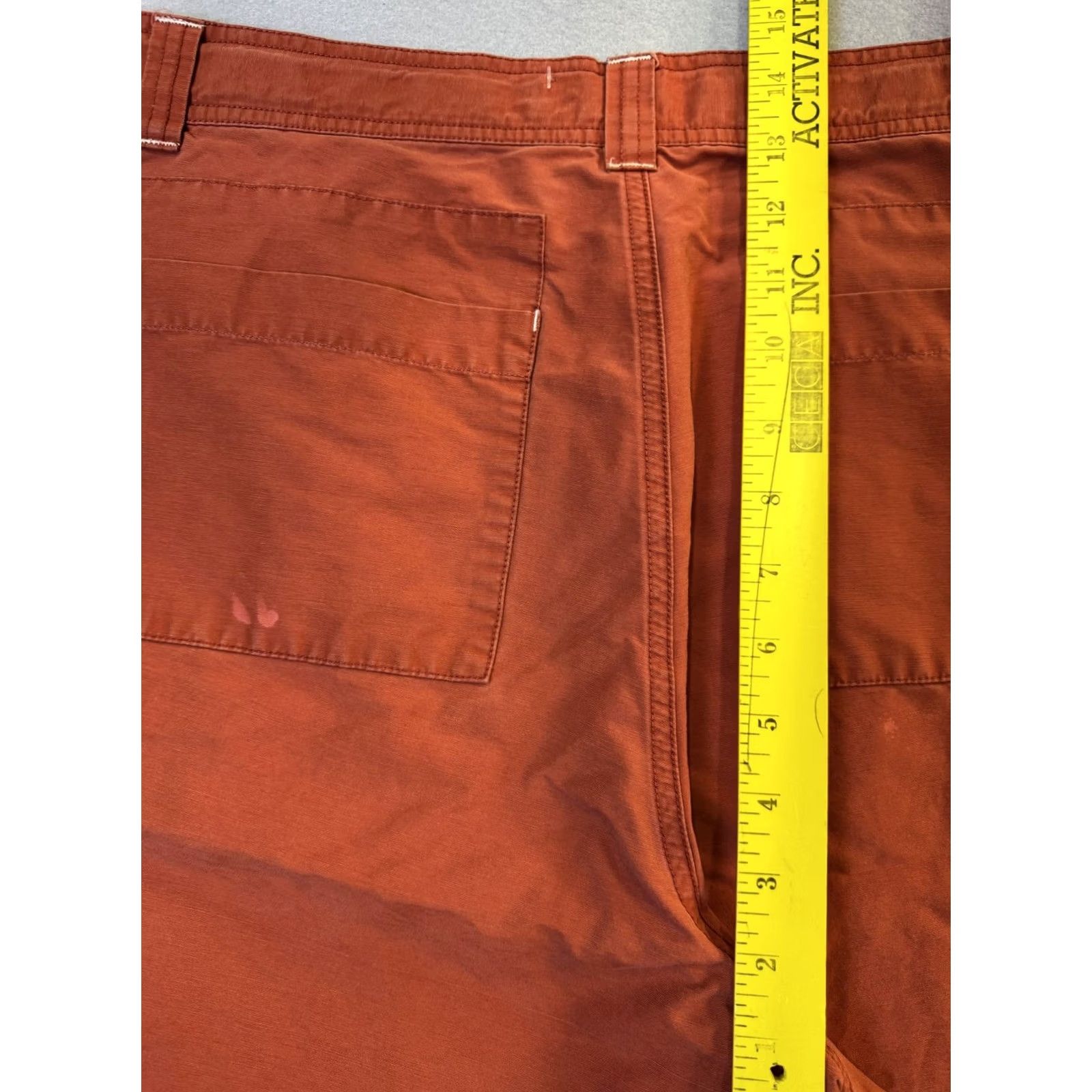 Oakley Oakley Mens Shorts 36 Orange Chino Casual Software 12 Inch Inseam Flat Front Size US 36 / EU 52 - 6 Thumbnail